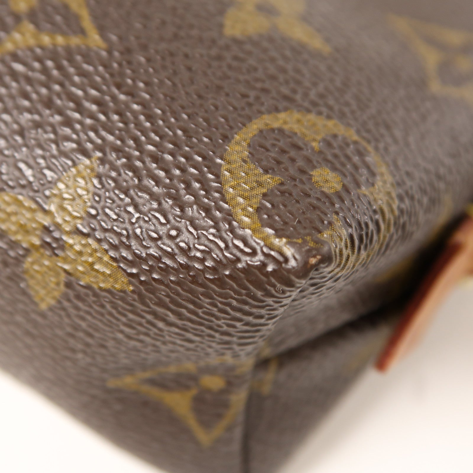 LOUIS VUITTON Monogram Cosmetic Pouch手拿包棕色