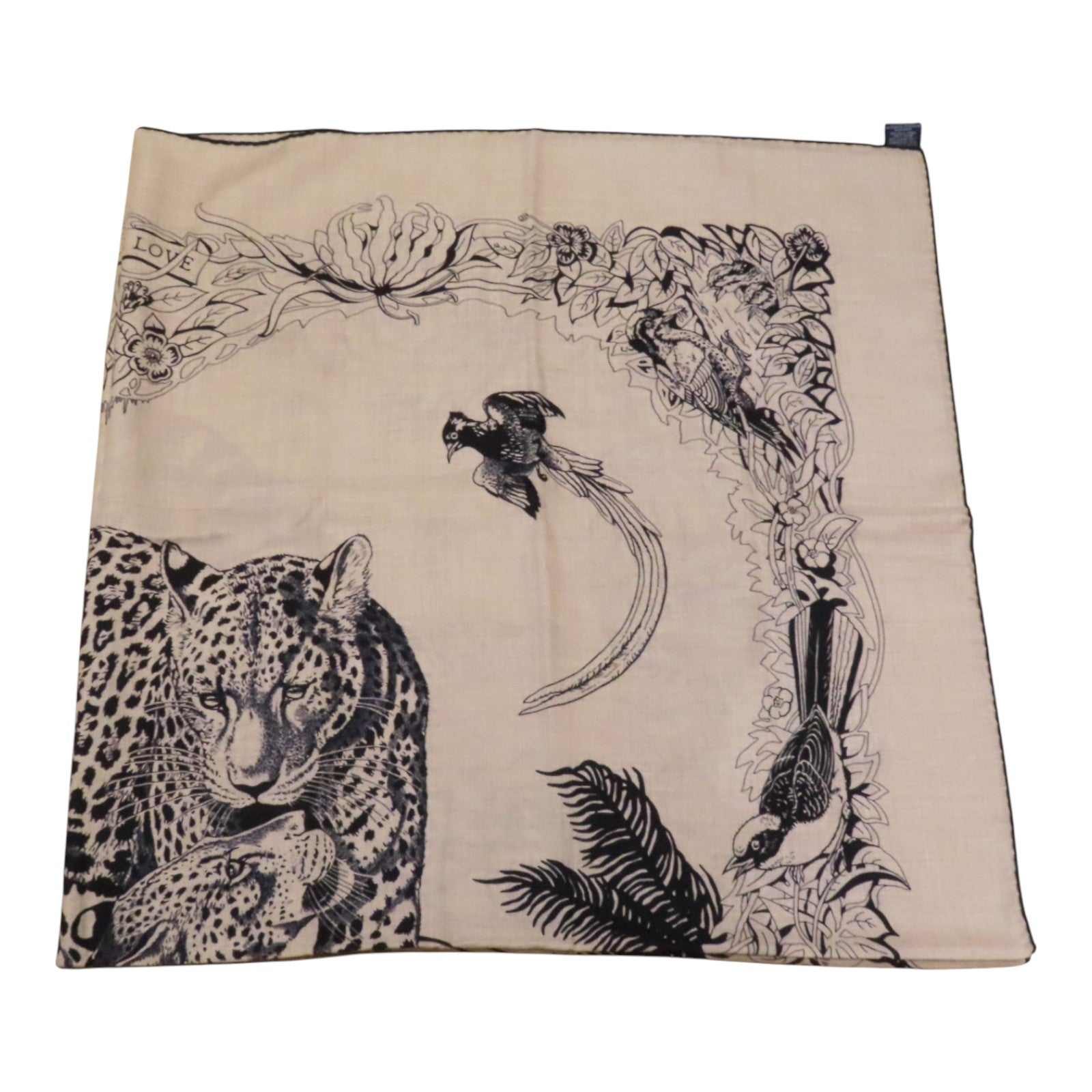 HERMES 羊絨/絲質Scarf絲巾