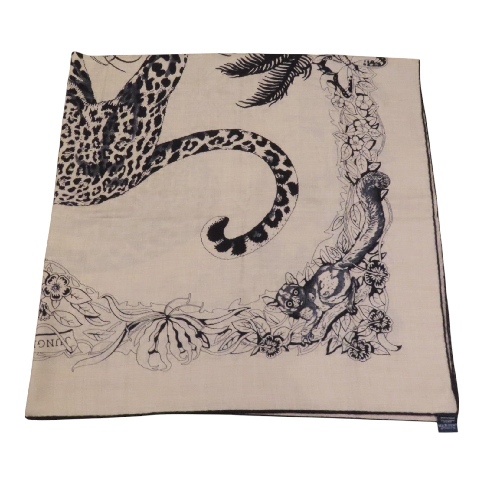 HERMES 羊絨/絲質Scarf絲巾