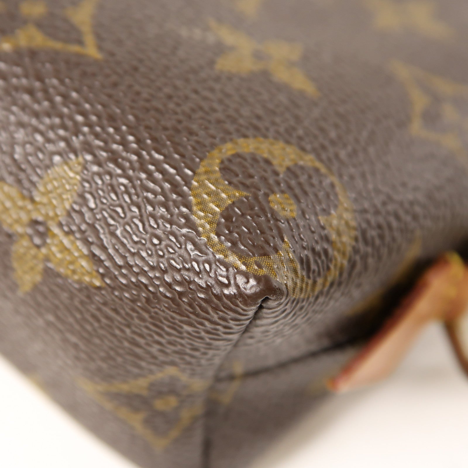 LOUIS VUITTON Monogram Cosmetic Pouch手拿包棕色