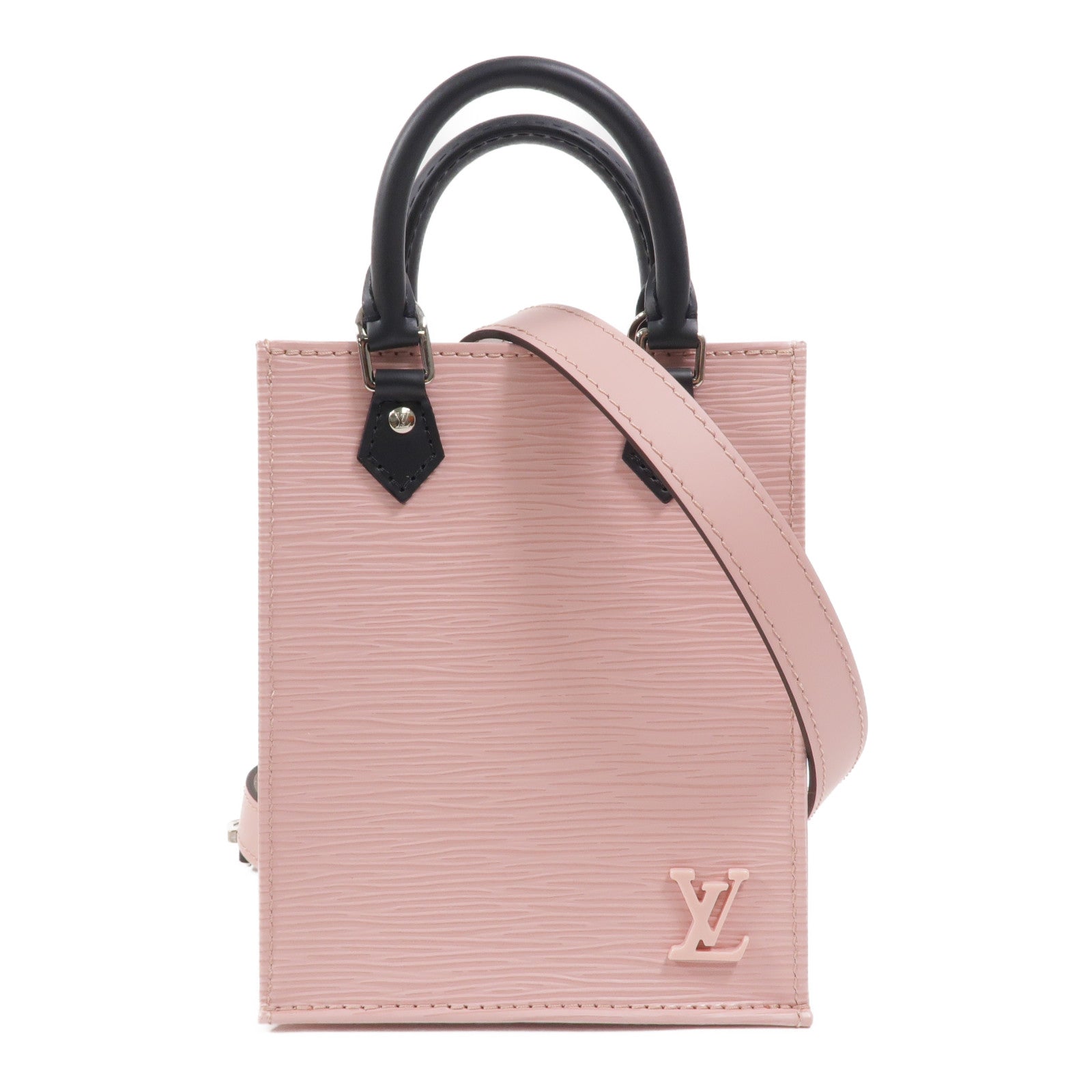 LOUIS VUITTON Epi Petit Sac Plat手挽肩背兩用袋