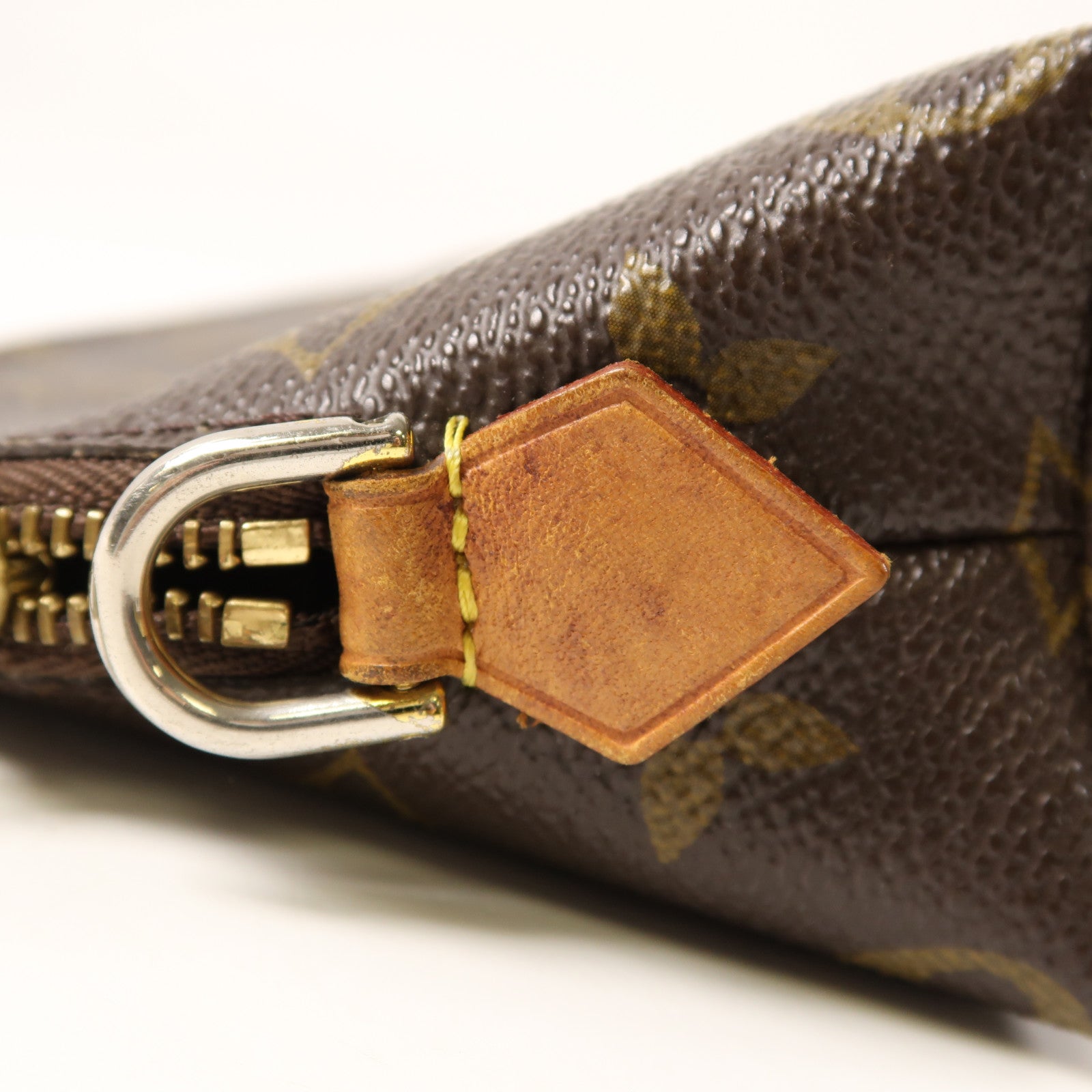 LOUIS VUITTON Monogram Cosmetic Pouch手拿包棕色