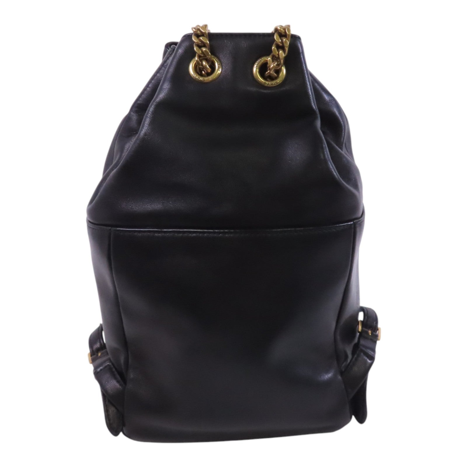 YVES SAINT LAURENT 牛皮皮革Backpack金扣背包