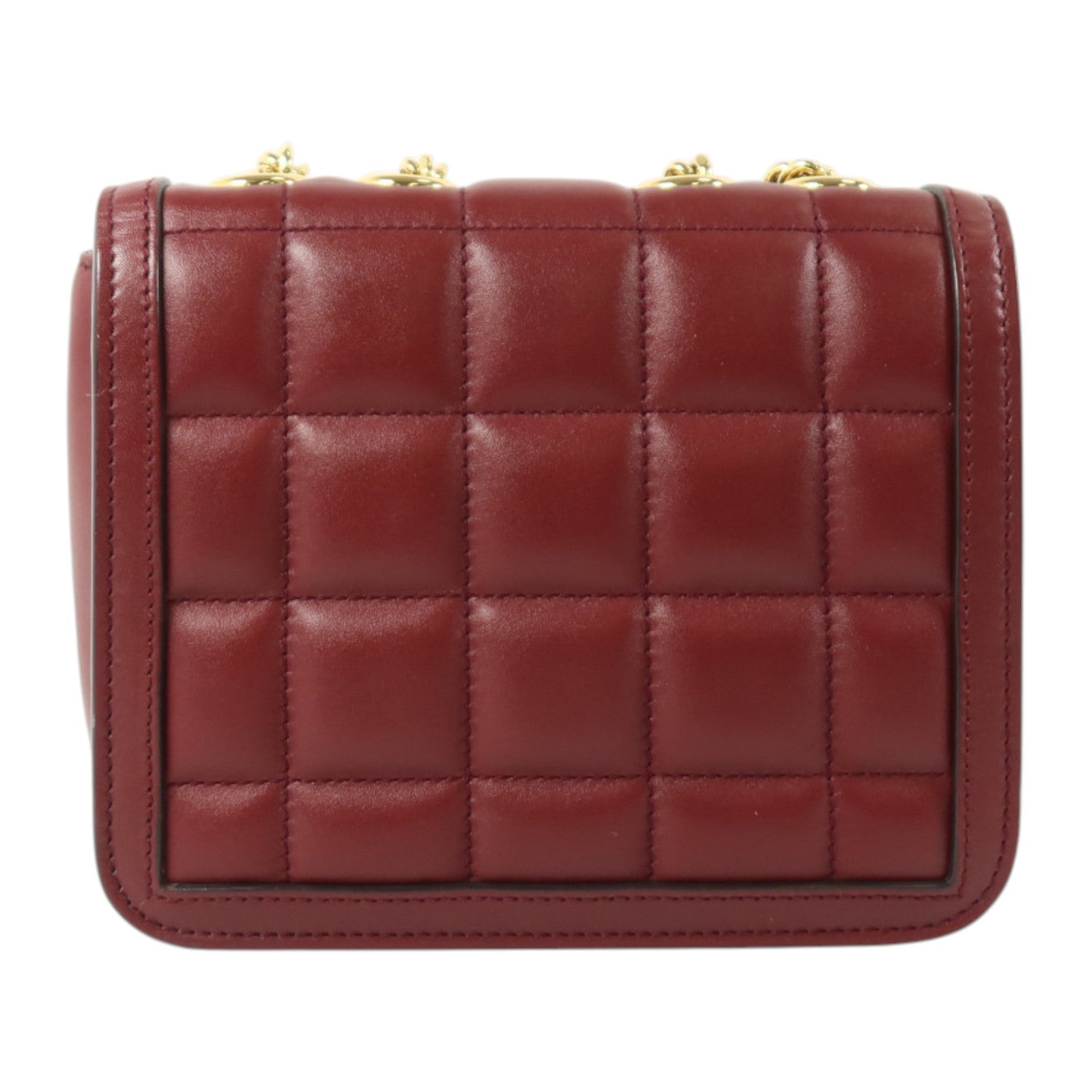 GUCCI 牛皮皮革Decco Mini Chain Shoulder Bag金扣鏈帶肩背袋