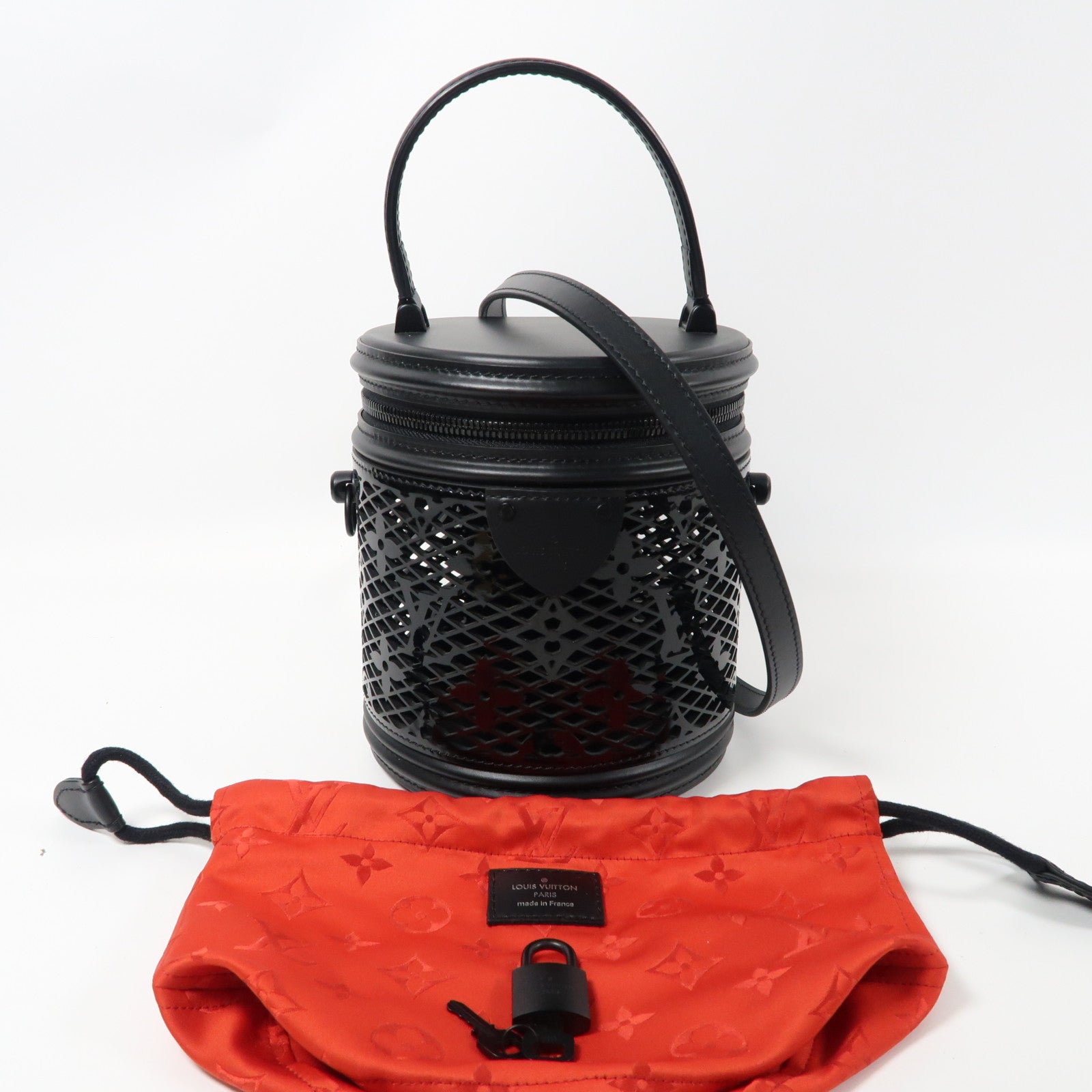 LOUIS VUITTON 【激減優惠】Monogram Lace Cannes手挽肩背兩用袋黑色