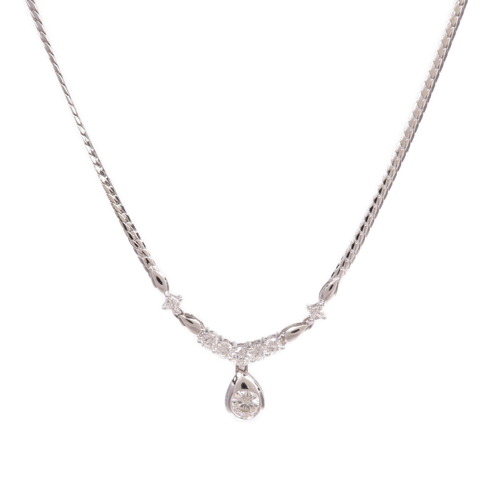 JEWELRY 【激減優惠】18K白金Diamond Necklace鑽石項鍊