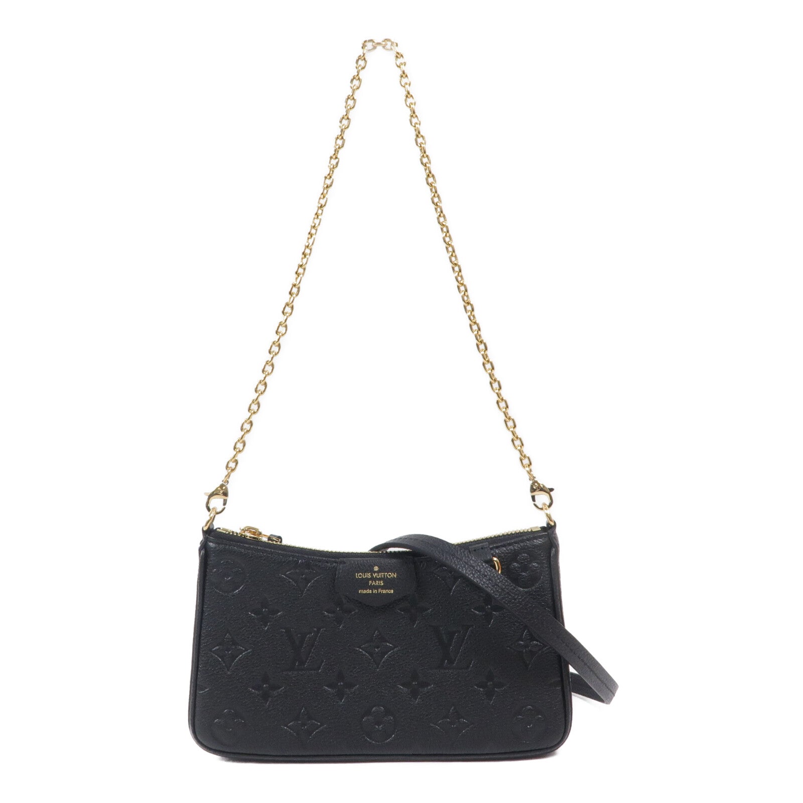 LOUIS VUITTON Monogram Empreinte Easy Pouch On Strap手挽肩背兩用袋
