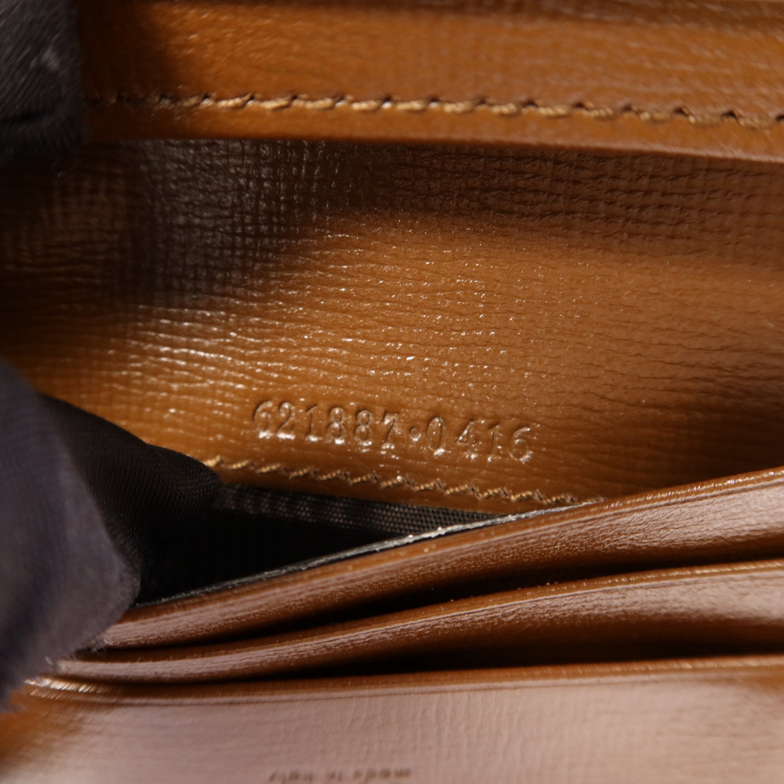 GUCCI 塗層帆布Horsebit 1955 Bifold Wallet金扣錢包