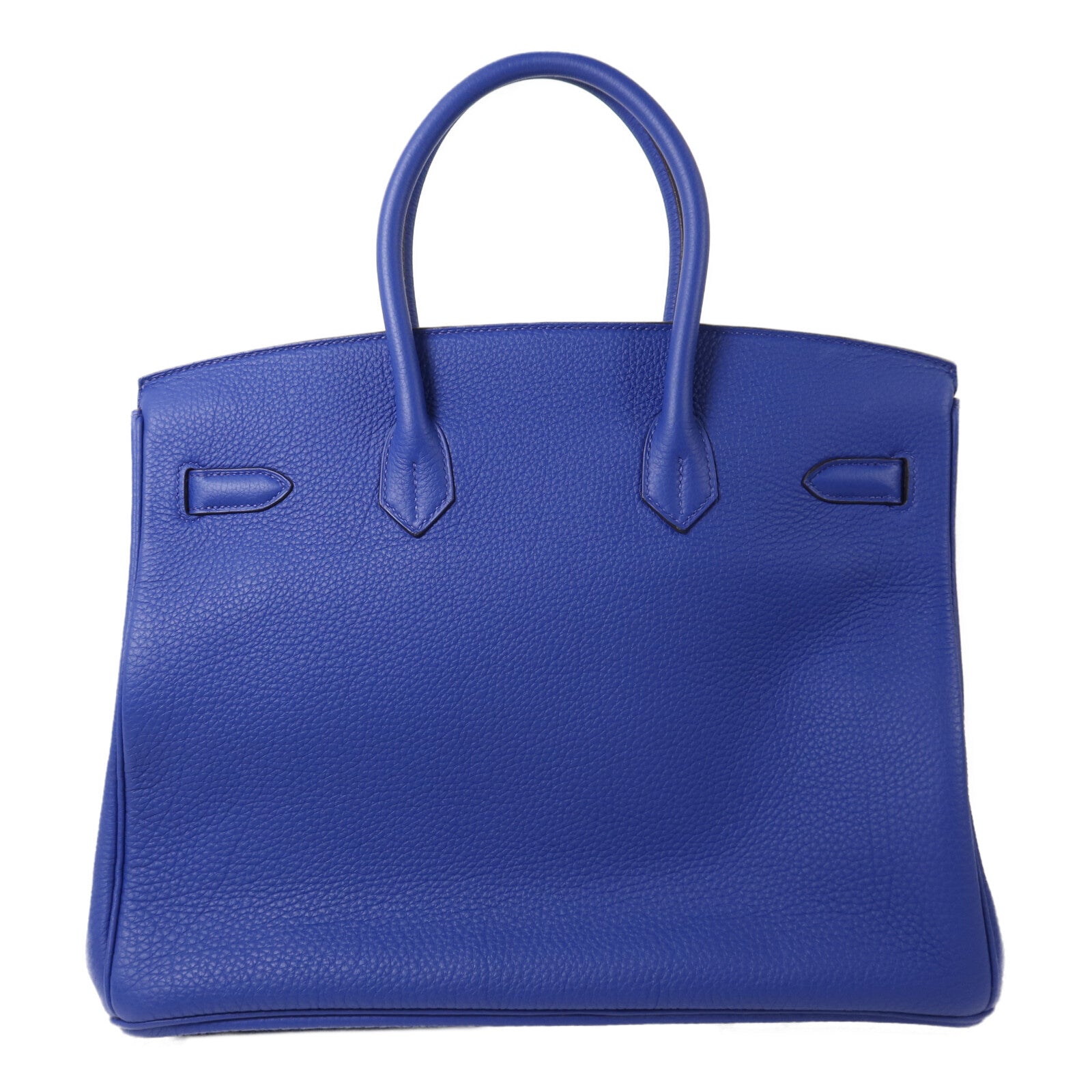 HERMES Togo皮革Birkin 35手挽袋Bleu Electric