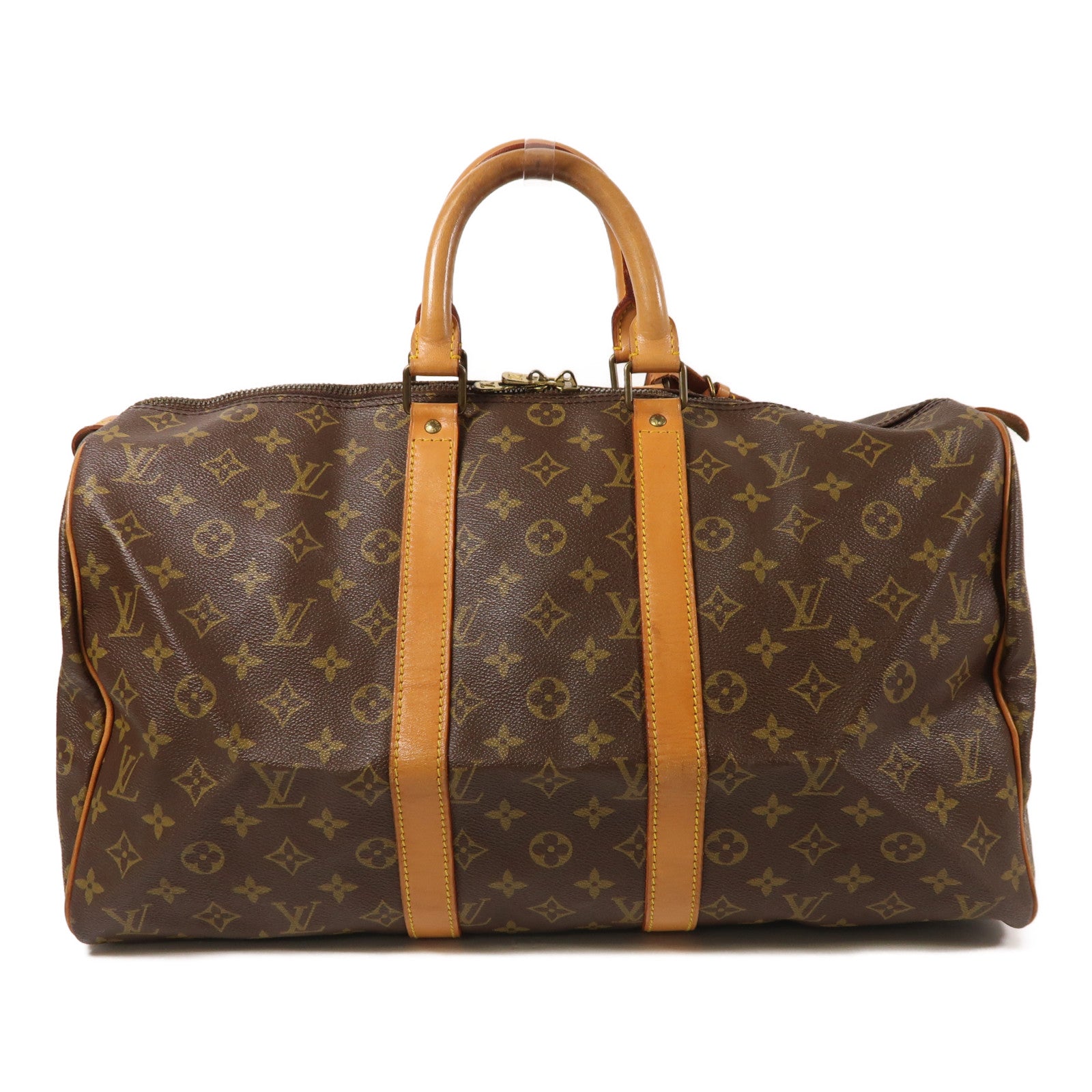 LOUIS VUITTON Monogram Keepall 45金扣手挽袋