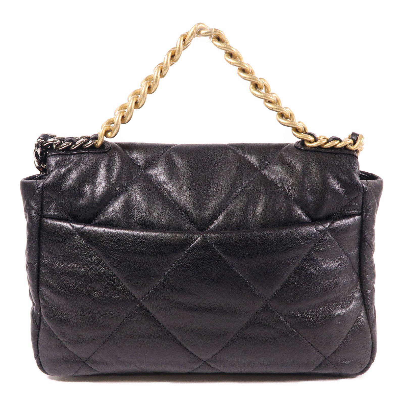 CHANEL 羊皮皮革Chanel 19 Large手挽肩背兩用袋