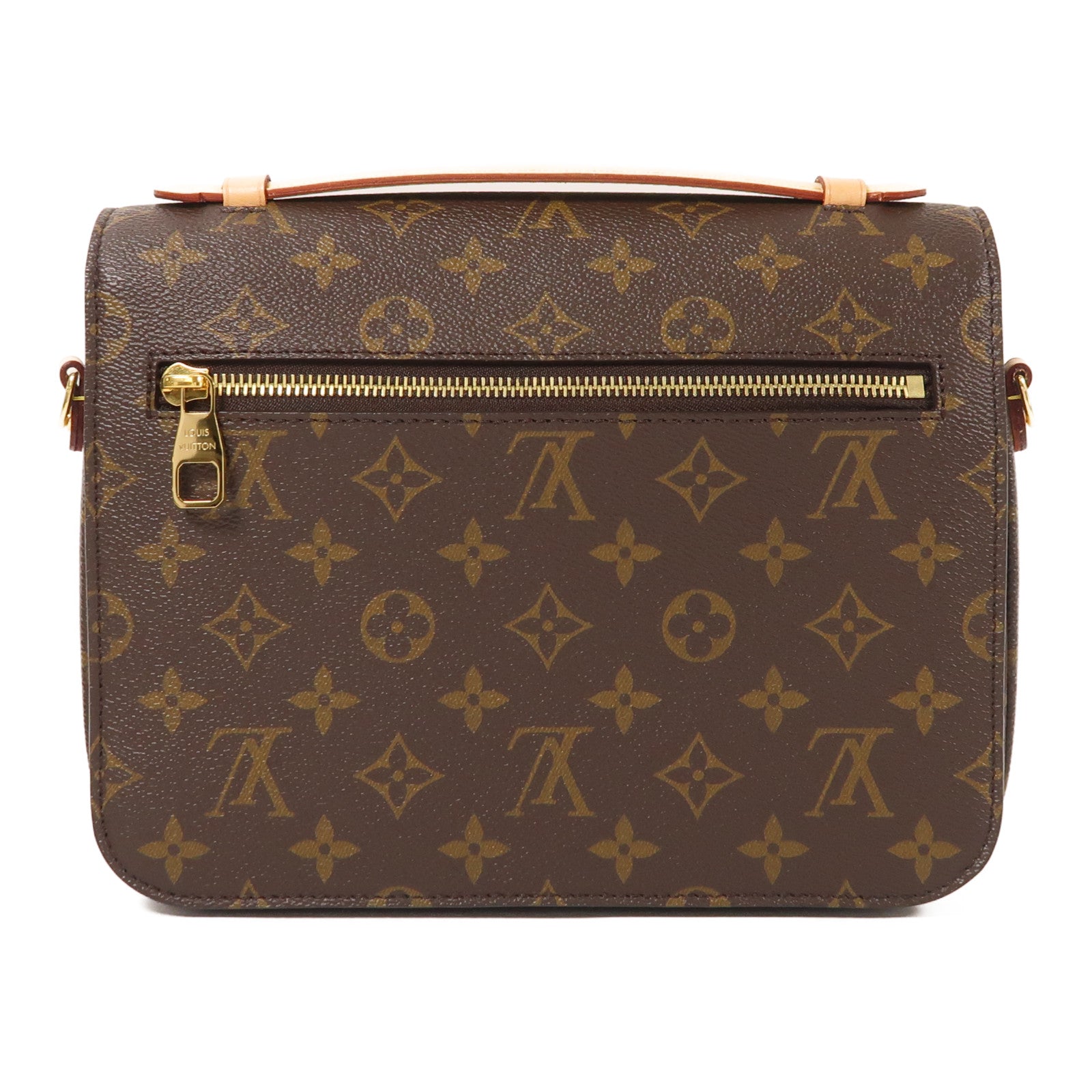 LOUIS VUITTON Monogram Pochette Metis MM金扣手挽肩背兩用袋