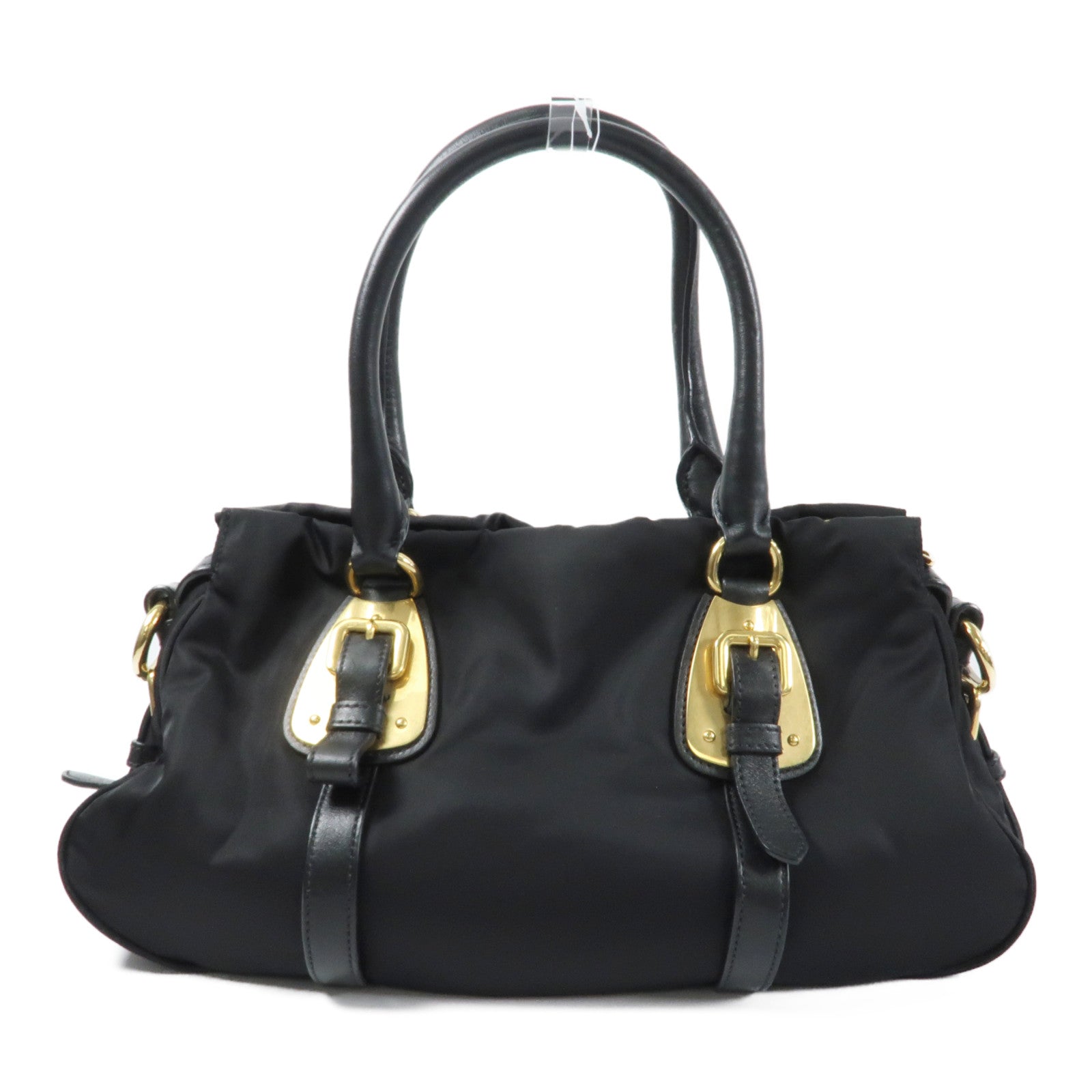 PRADA 尼龍2 Way Shoulder金扣手挽肩背兩用袋