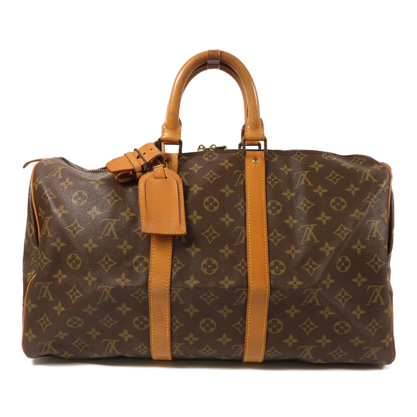 LOUIS VUITTON Monogram Keepall 45金扣手挽袋