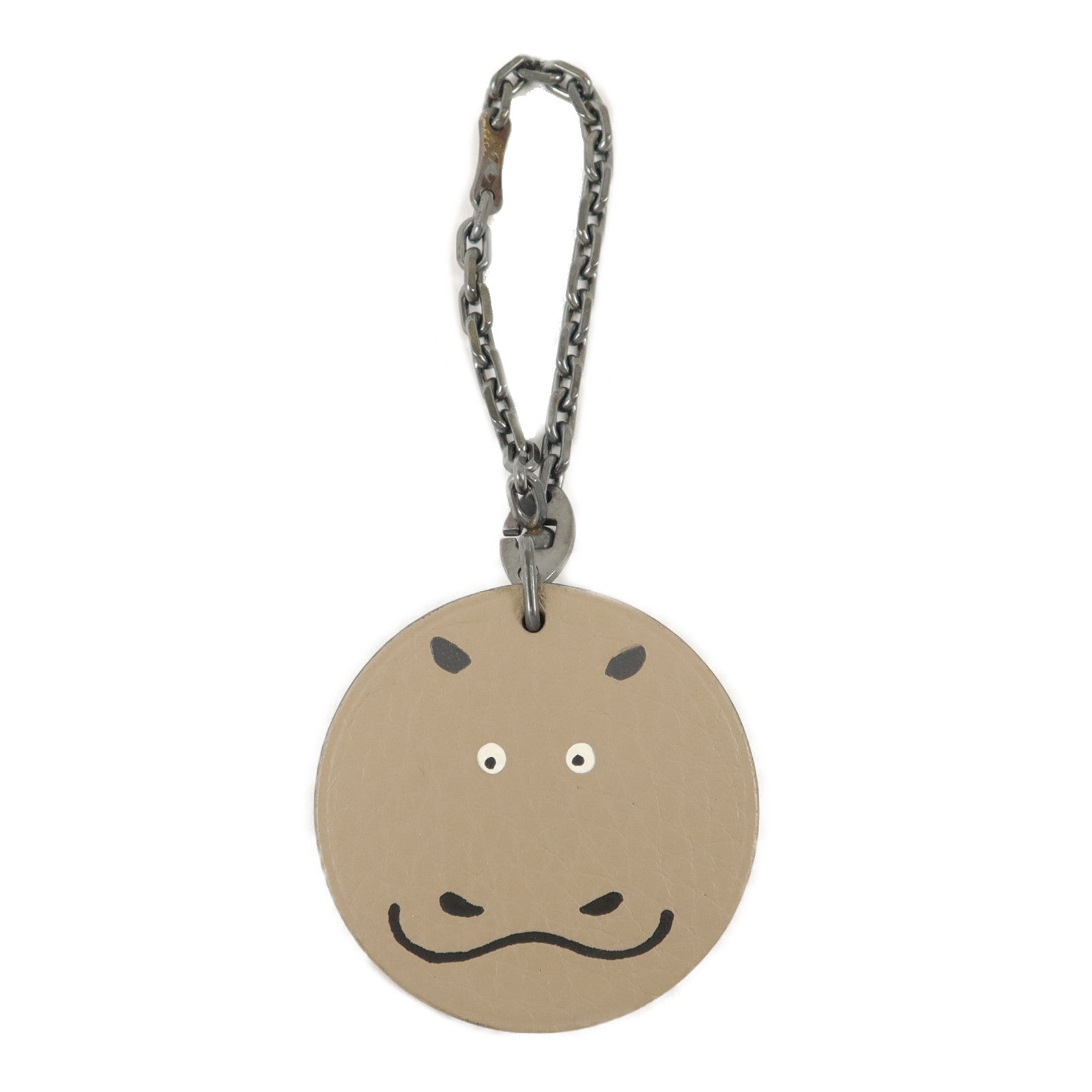 HERMES Clemence皮革/925純銀Hippo Charm掛飾– Brand Off Hong Kong