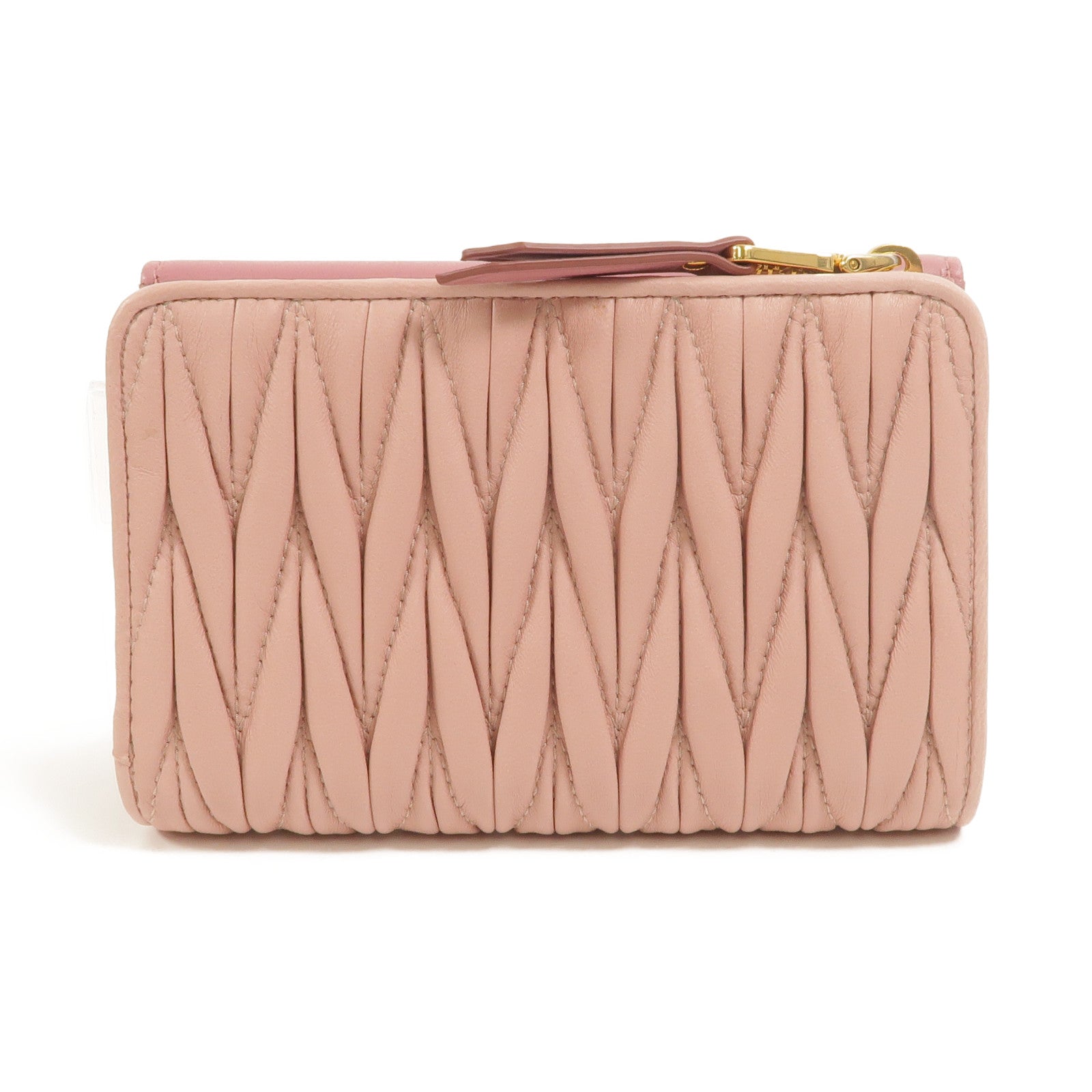 Miu Miu 羊皮皮革Matelasse Wallet錢包