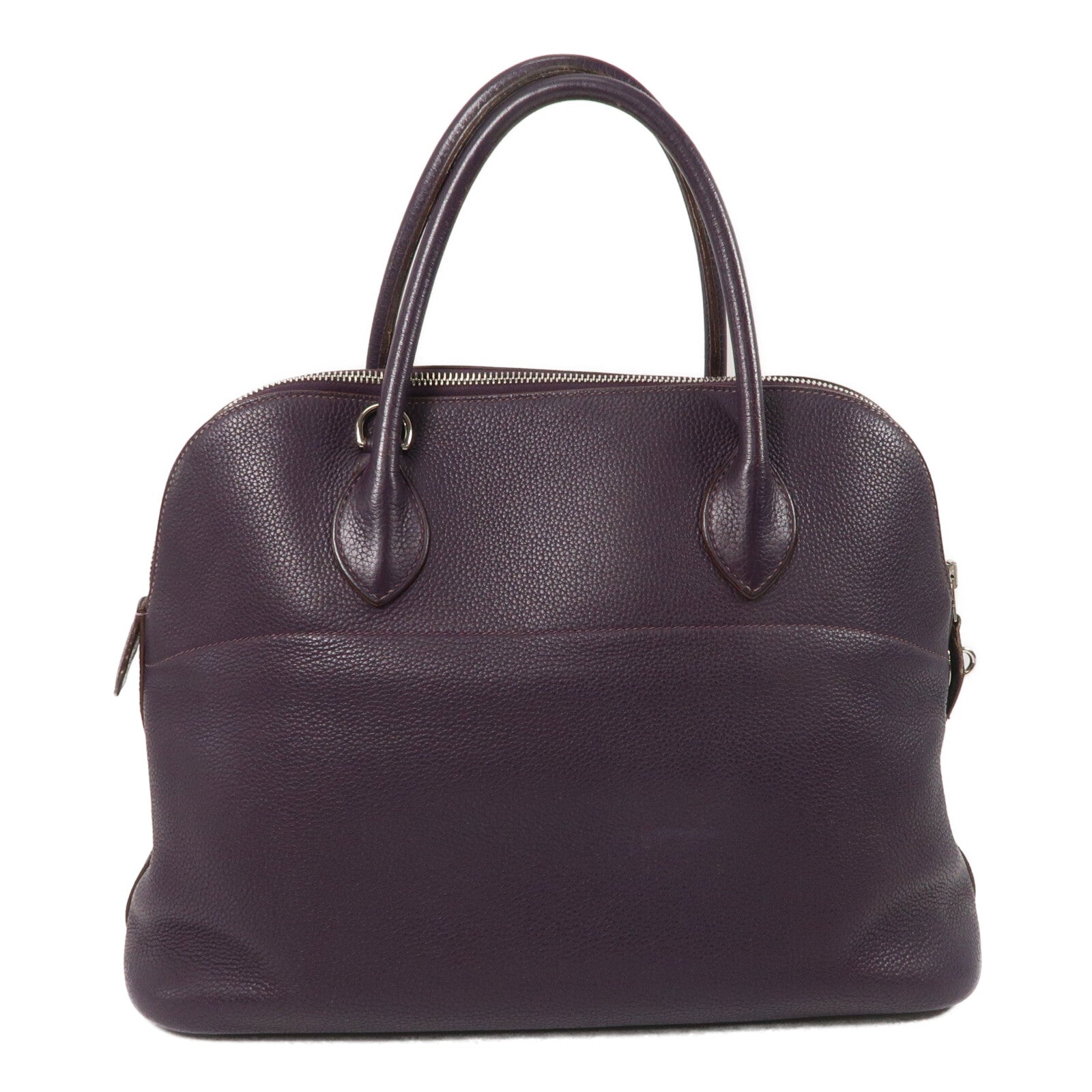 HERMES Clemence皮革Bolide 37手挽袋