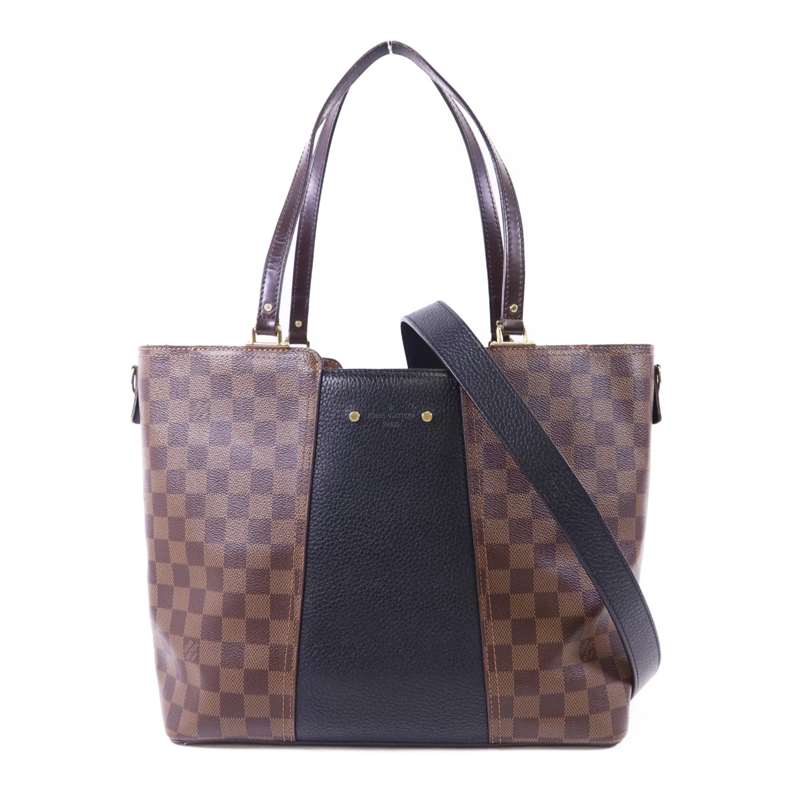 LOUIS VUITTON 【激減優惠】Damier Jersey Bag金扣手挽肩背兩用袋