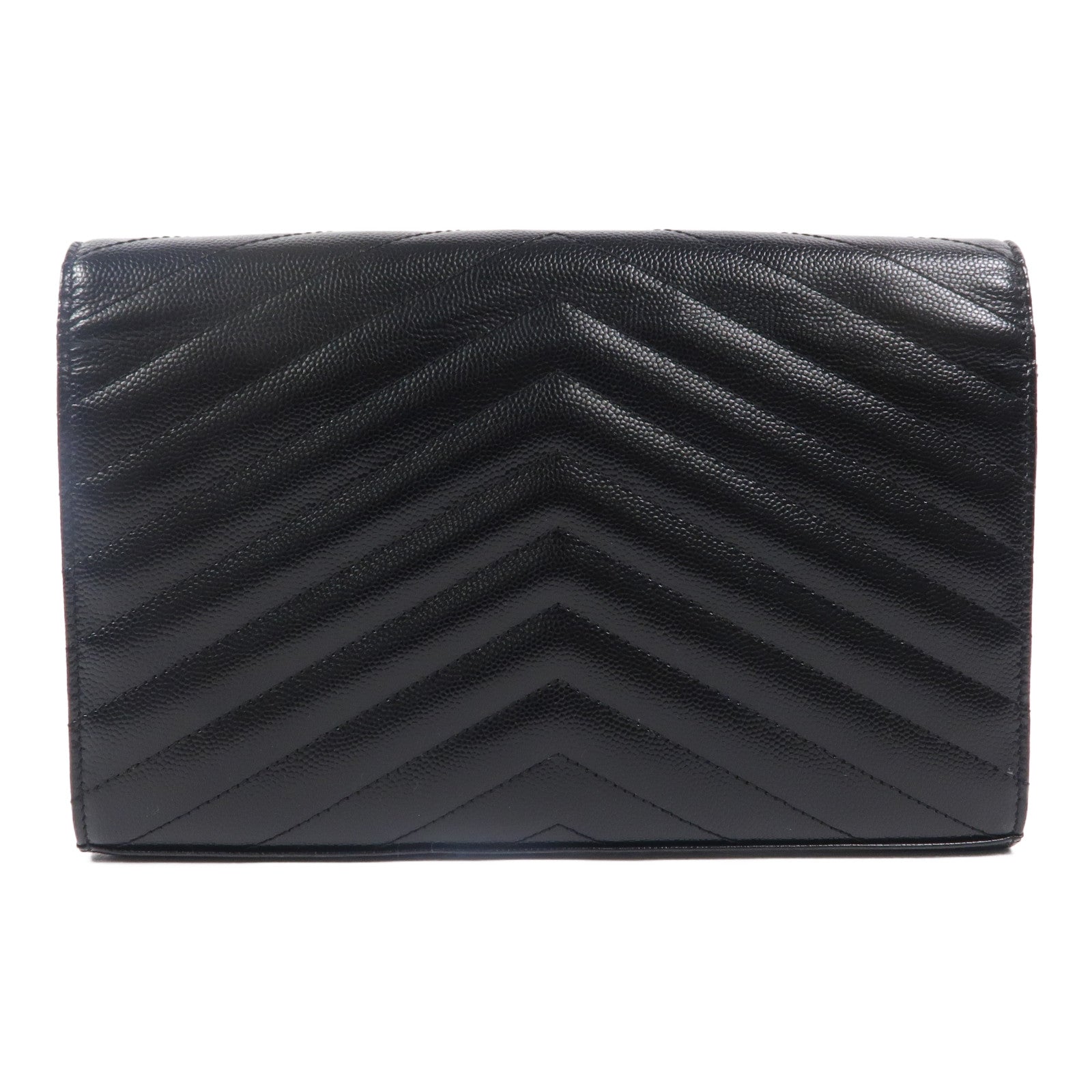 SAINT LAURENT 牛皮皮革Cassandre Envelope鏈帶肩背袋