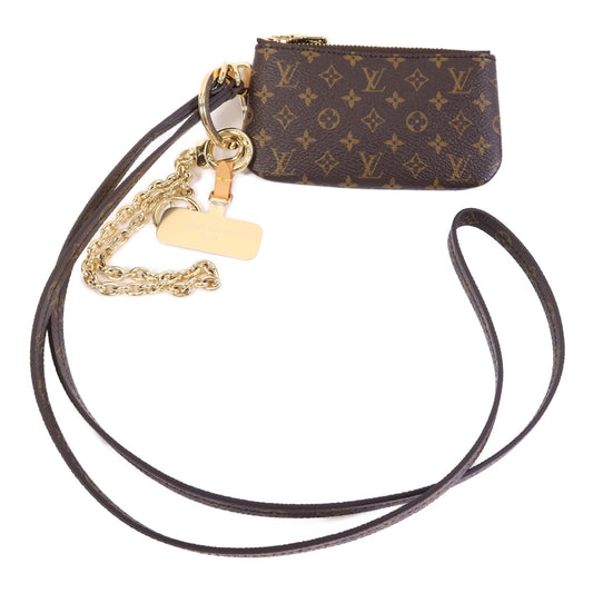 LOUIS VUITTON Monogram Phone Holder金扣手拿包