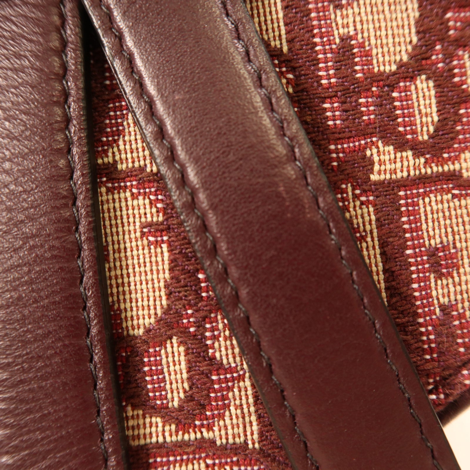 Dior 帆布Saddle Belt Bag金扣腰包紅色