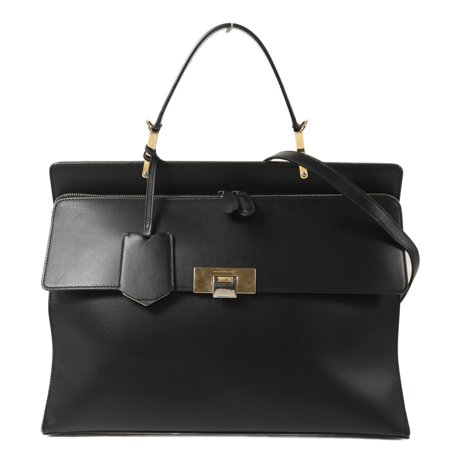 BALENCIAGA 【激減優惠】牛皮皮革Rudis手挽肩背兩用袋