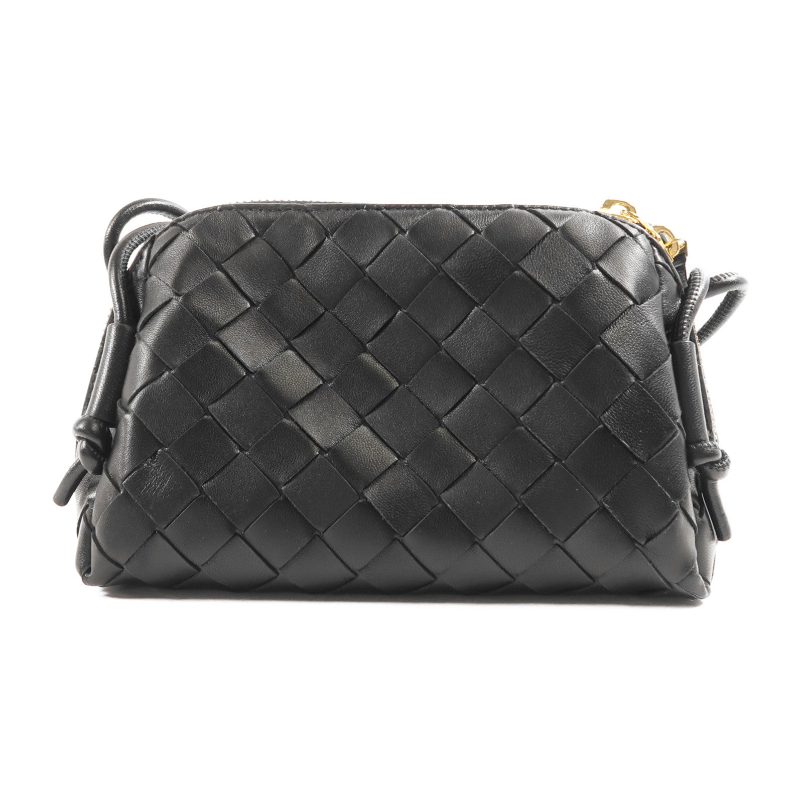 BOTTEGA VENETA 羊皮皮革Concert Pouch金扣肩背袋