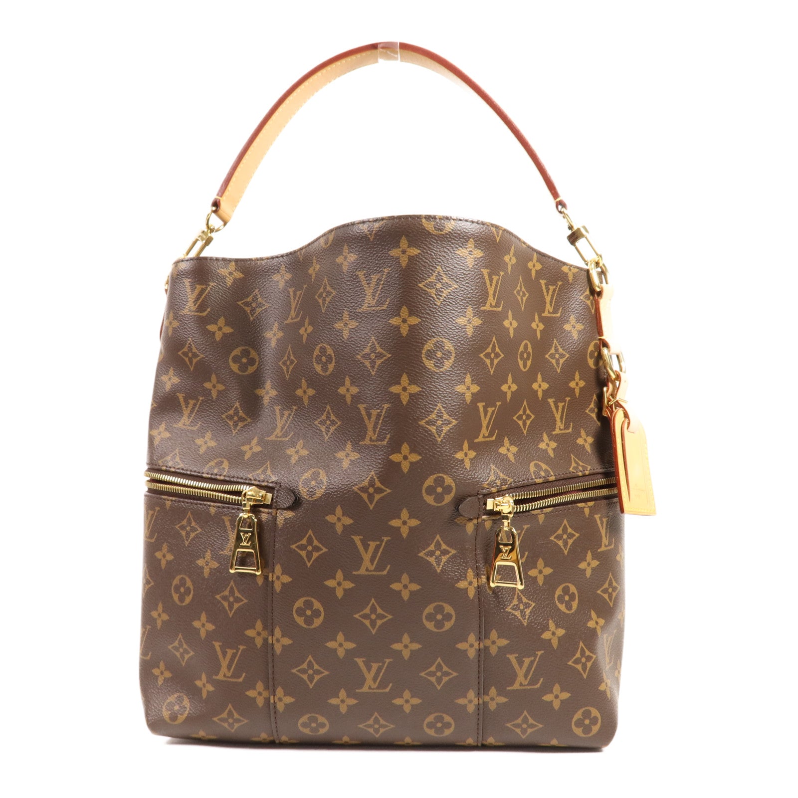 LOUIS VUITTON Monogram Melie金扣手挽肩背兩用袋