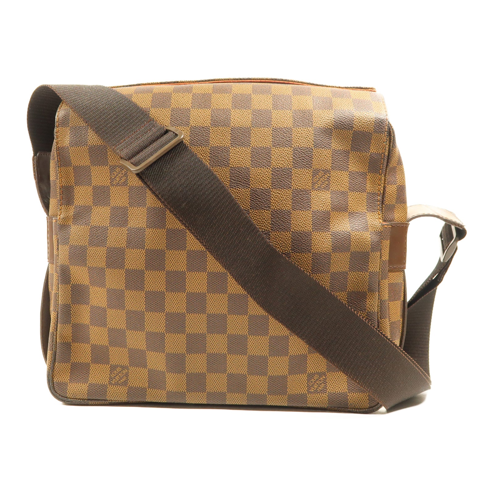 LOUIS VUITTON Damier Naviglio金扣肩背袋