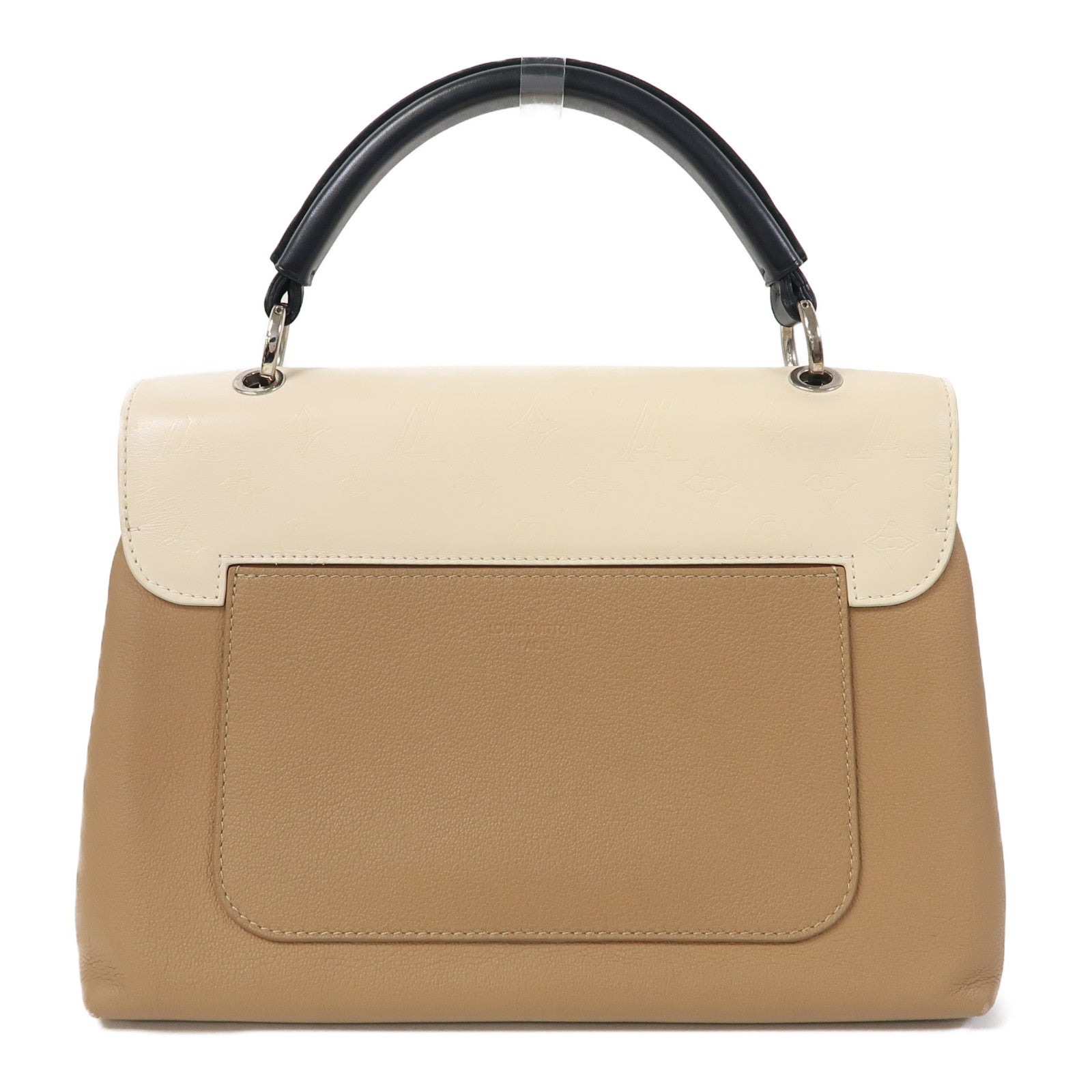 LOUIS VUITTON (PRICE DOWN) LV SHW Very One Handle 2 Way Shoulder Bag Calfskin Leather Beige