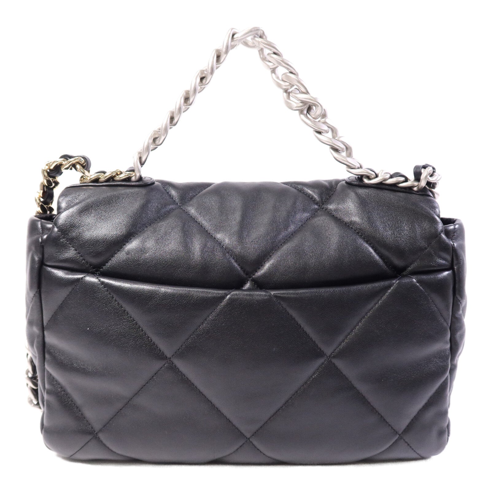 CHANEL 【激減優惠】羊皮皮革C19 Medium鏈帶肩背袋