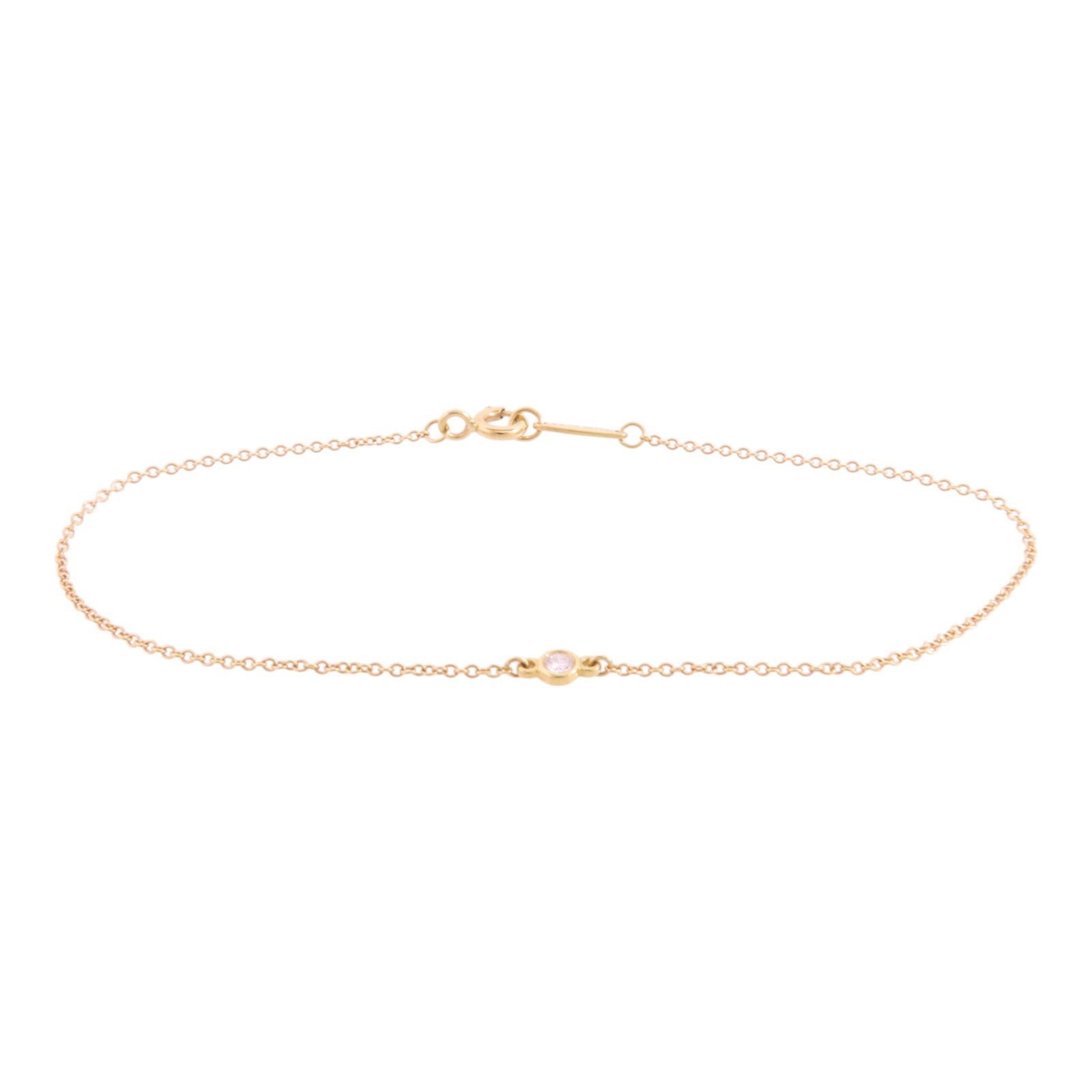 TIFFANY&CO 18K黃金/鑽石Diamond Bracelet手鏈