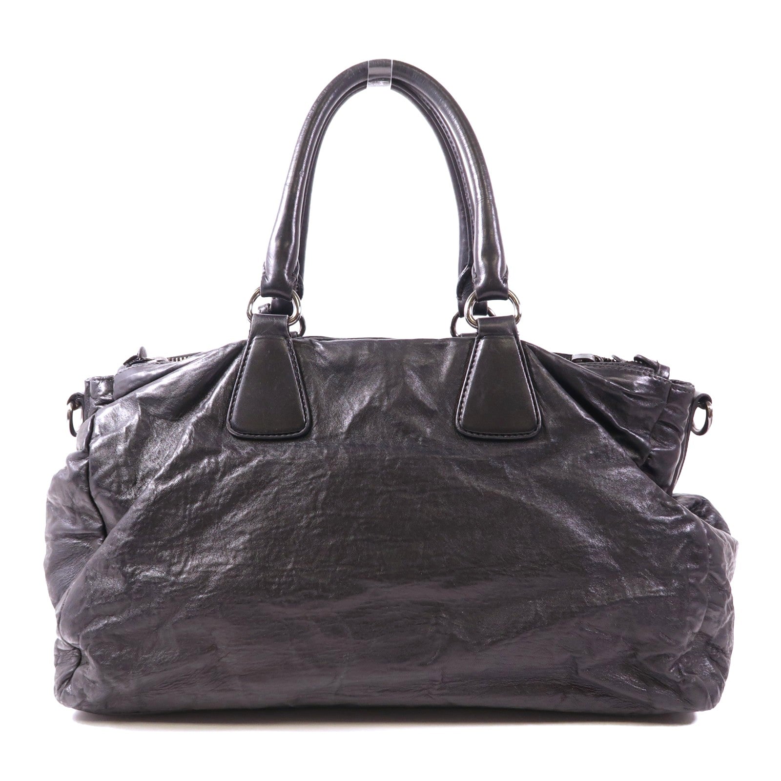 PRADA 牛皮皮革2 Way Bag手挽肩背兩用袋