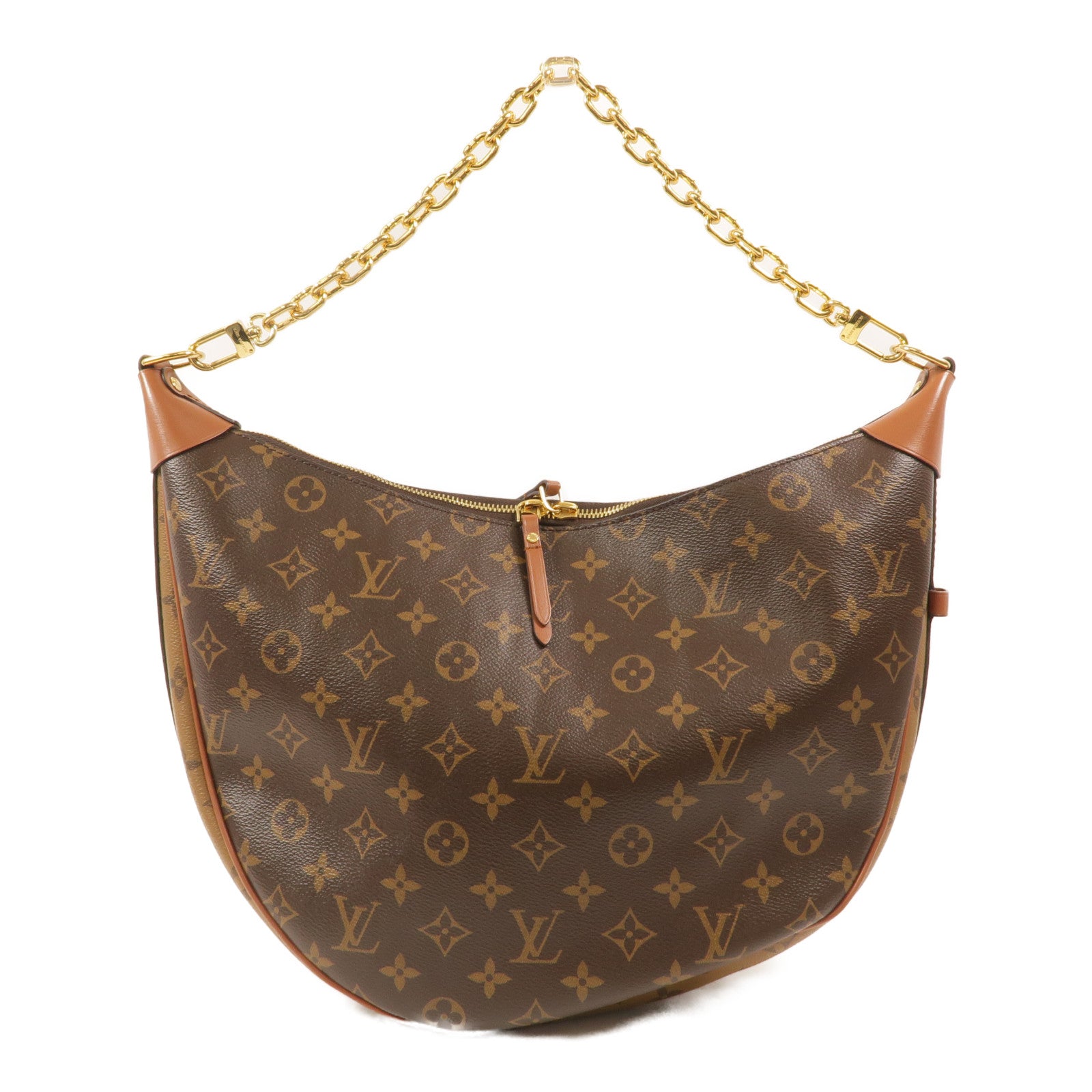 LOUIS VUITTON Monogram Reverse Loop Hobo手挽肩背兩用袋