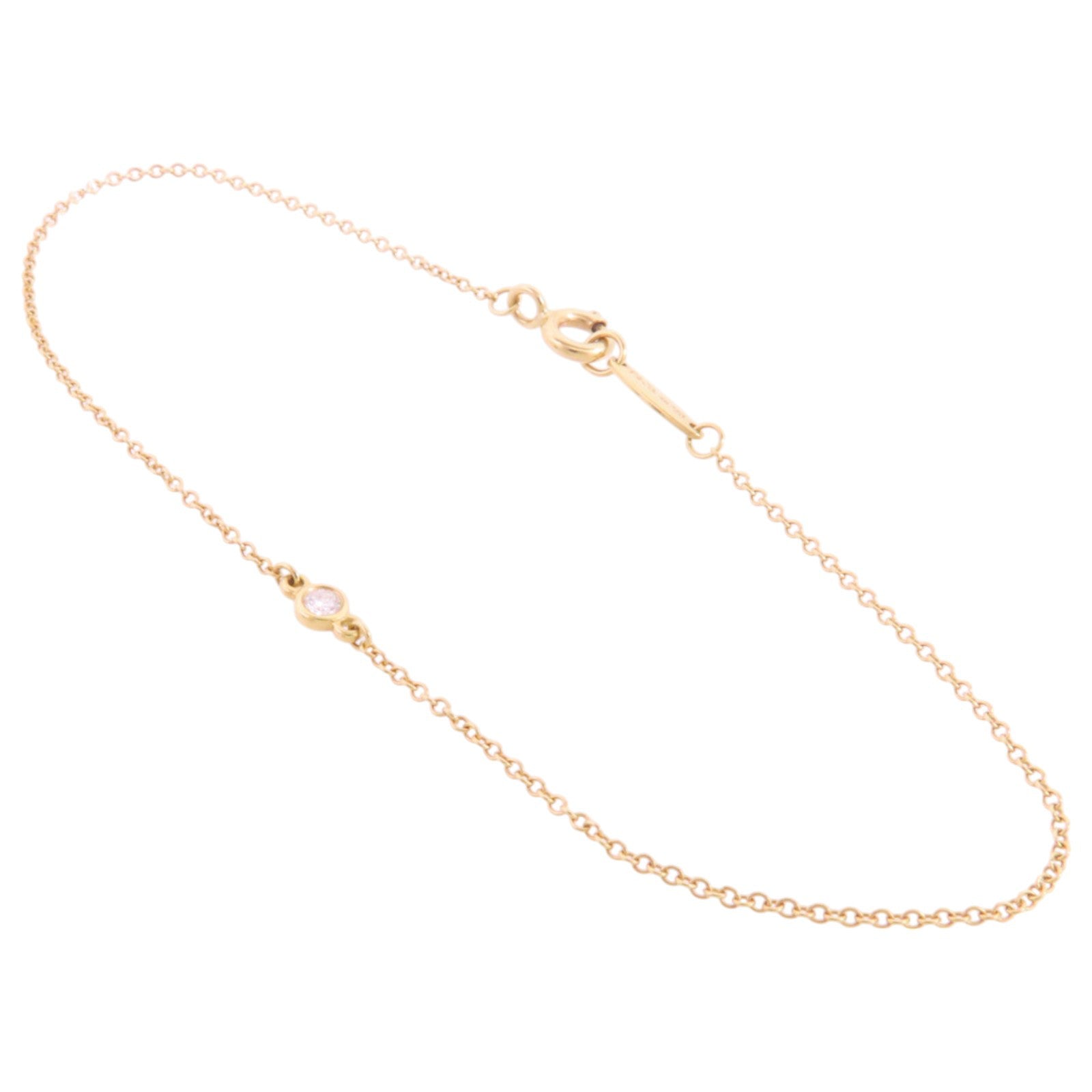 TIFFANY&CO 18K黃金/鑽石Diamond Bracelet手鏈