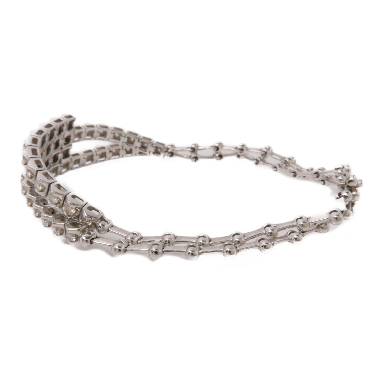 JEWELRY 18K白金Diamond Bracelet鑽石手鏈