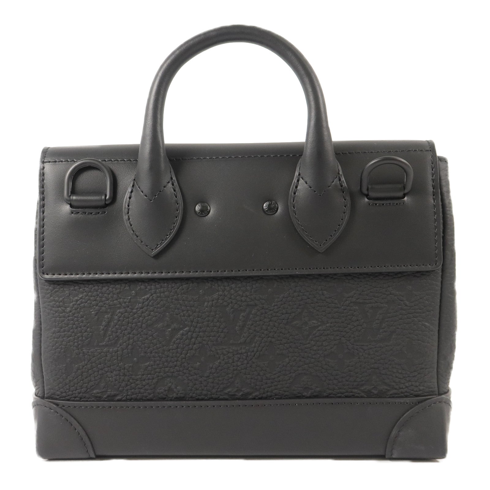 LOUIS VUITTON 【激減優惠】Monogram Taurillon Steamer PM手挽肩背兩用袋