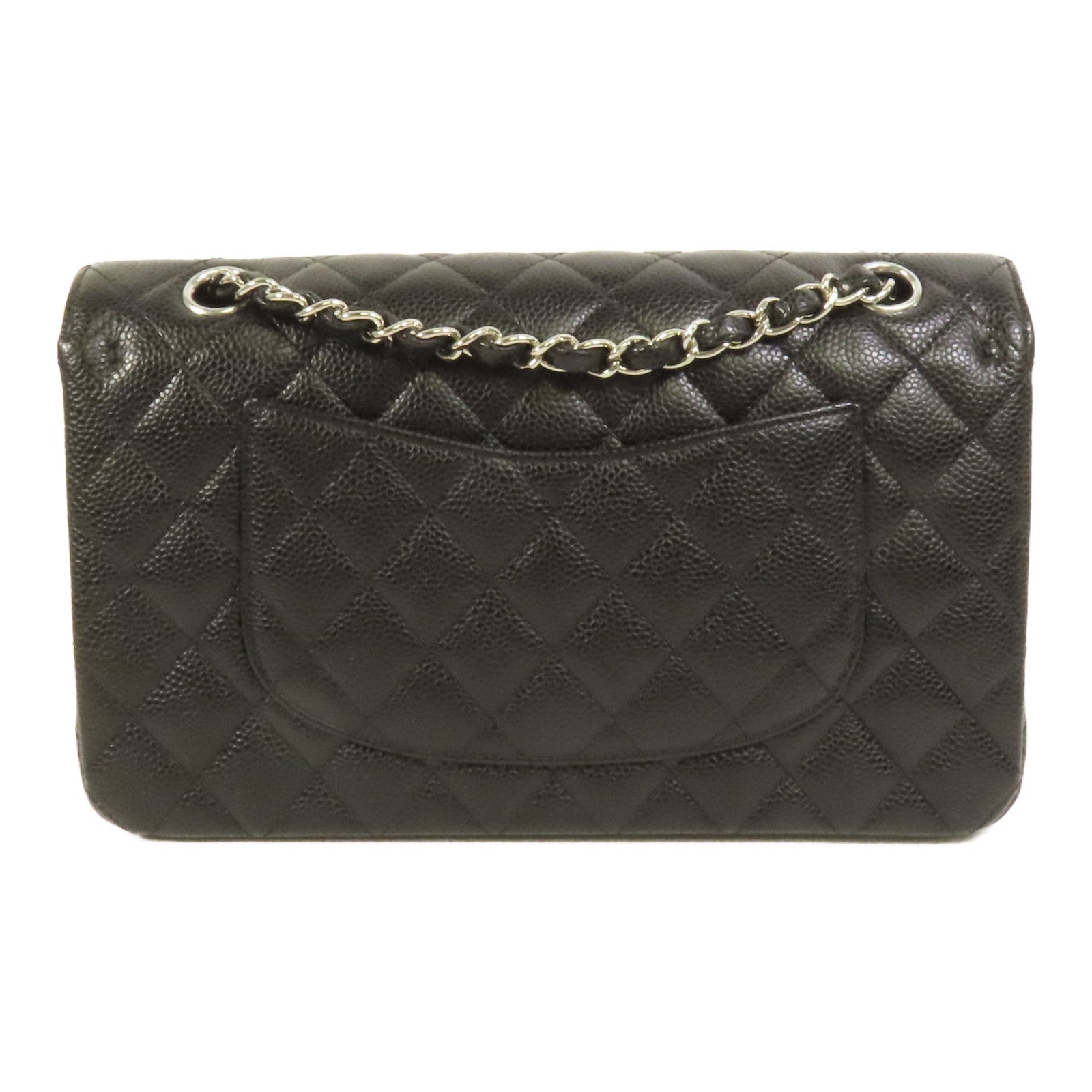 CHANEL 牛皮皮革Classic 25銀扣鏈帶肩背袋