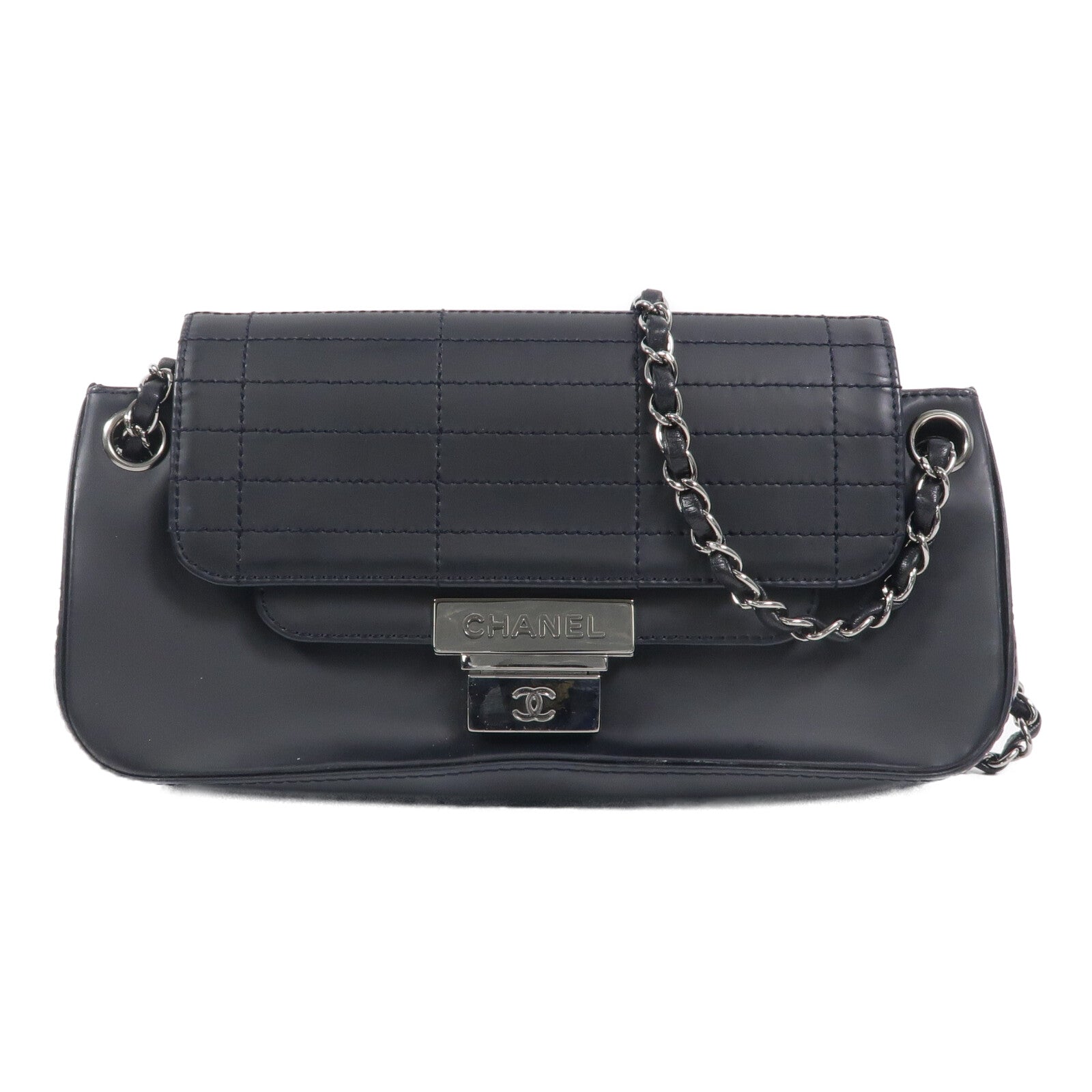 CHANEL 牛皮皮革Shoulder Bag鏈帶肩背袋