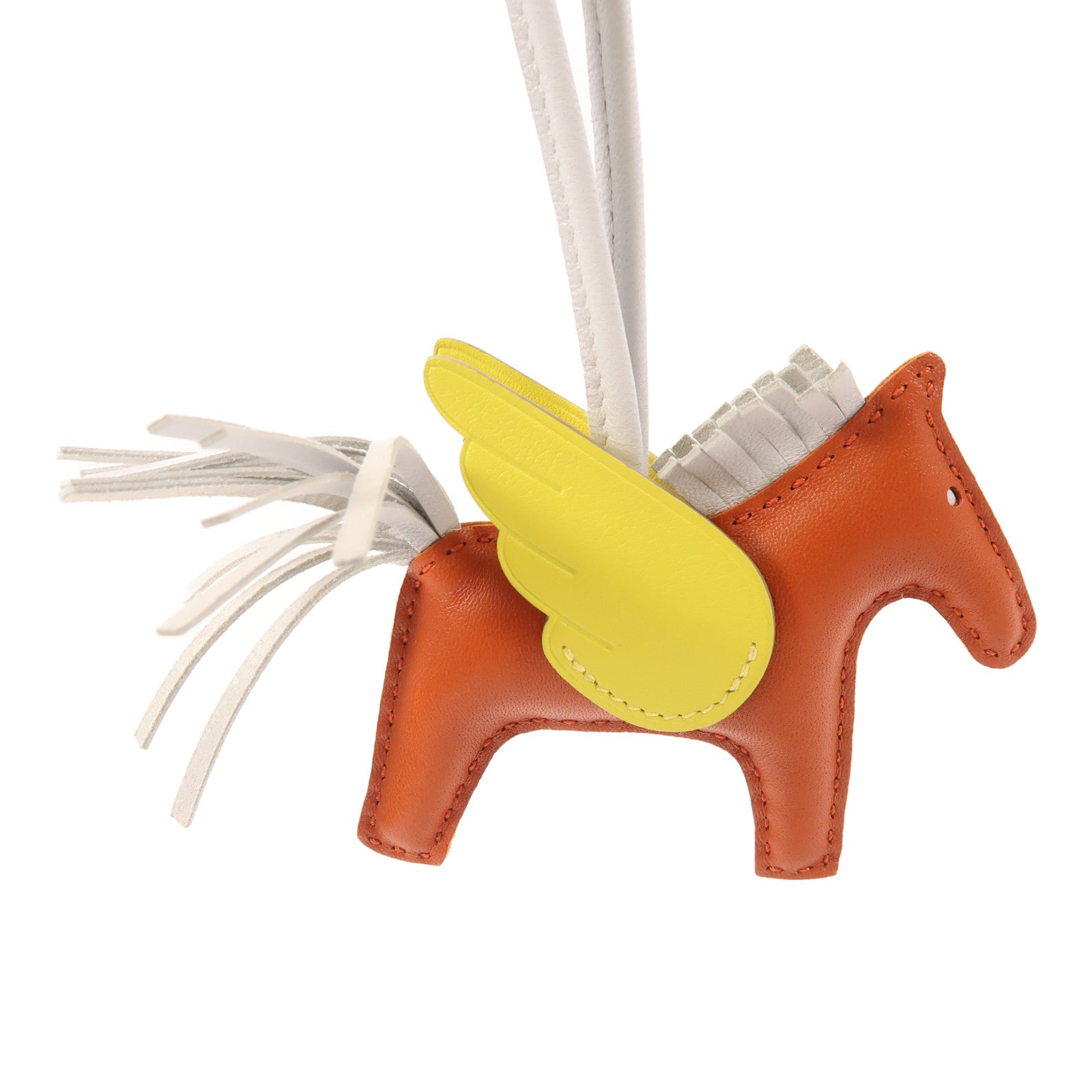 HERMES Milo皮革Rodeo Pegase PM掛飾