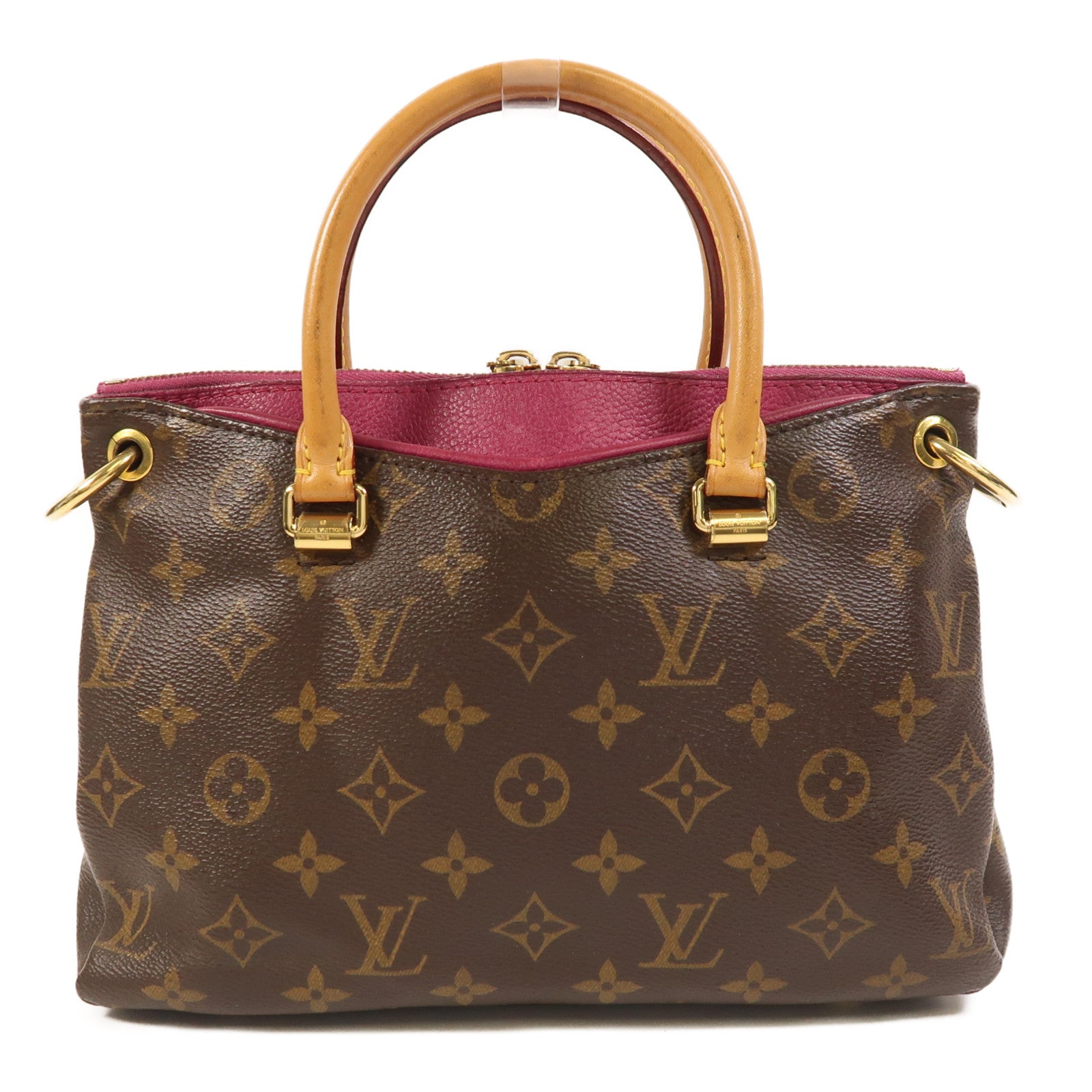 LOUIS VUITTON Monogram Pallas BB金扣手挽肩背兩用袋