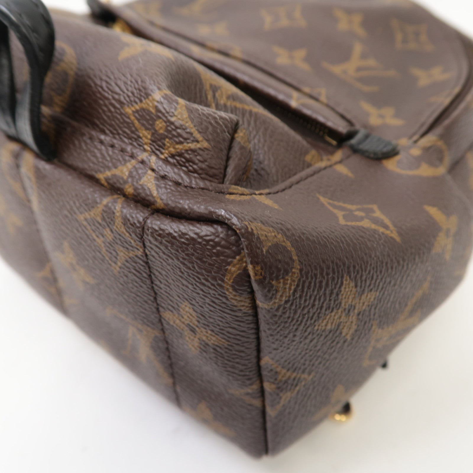 LOUIS VUITTON LV GHW Palm Springs Mini Rucksack Backpack M41562 Monogram Brown