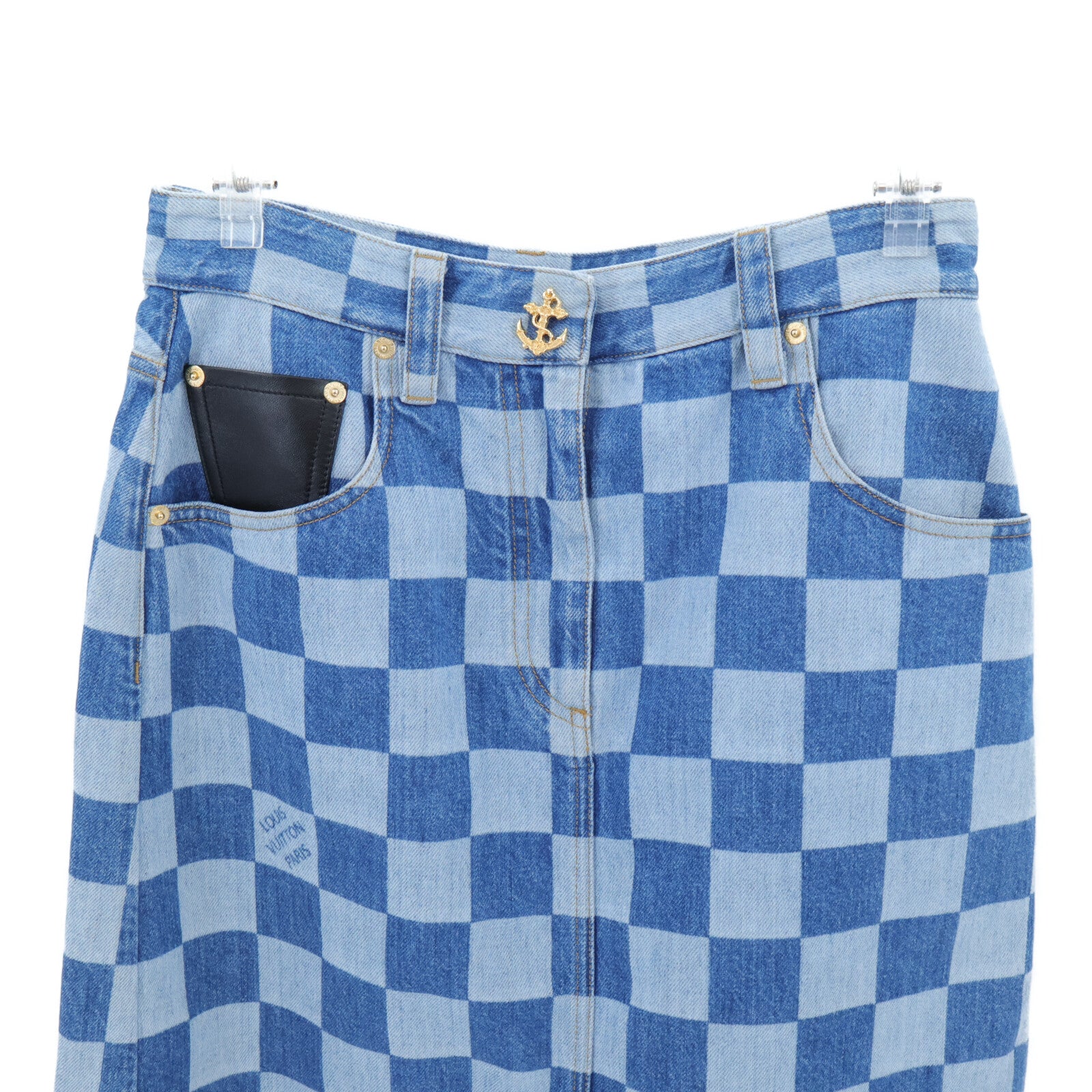 LOUIS VUITTON Damier Denim Skirt半身裙