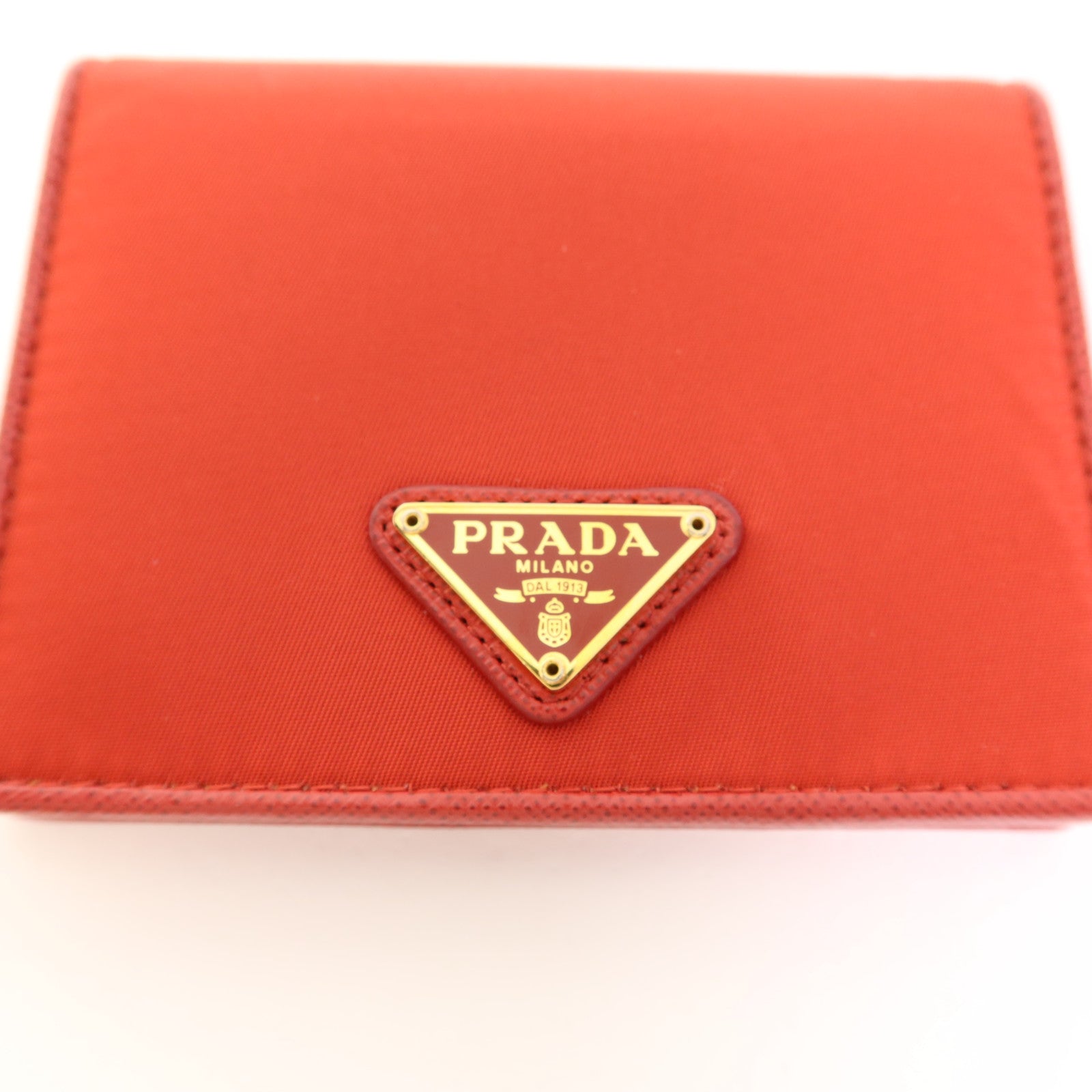 PRADA 尼龍Vitello Move金扣錢包