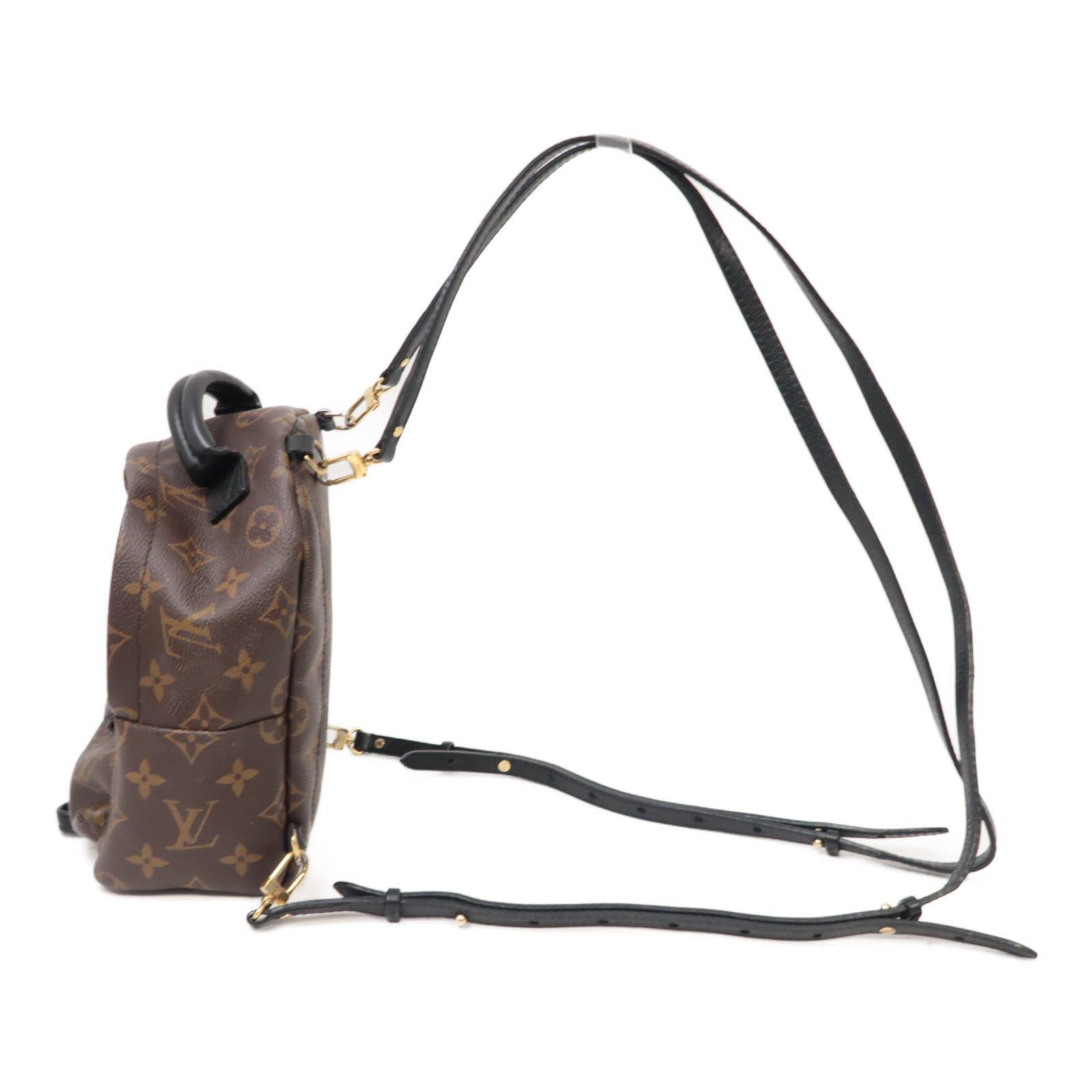 LOUIS VUITTON LV GHW Palm Springs Mini Rucksack Backpack M41562 Monogram Brown