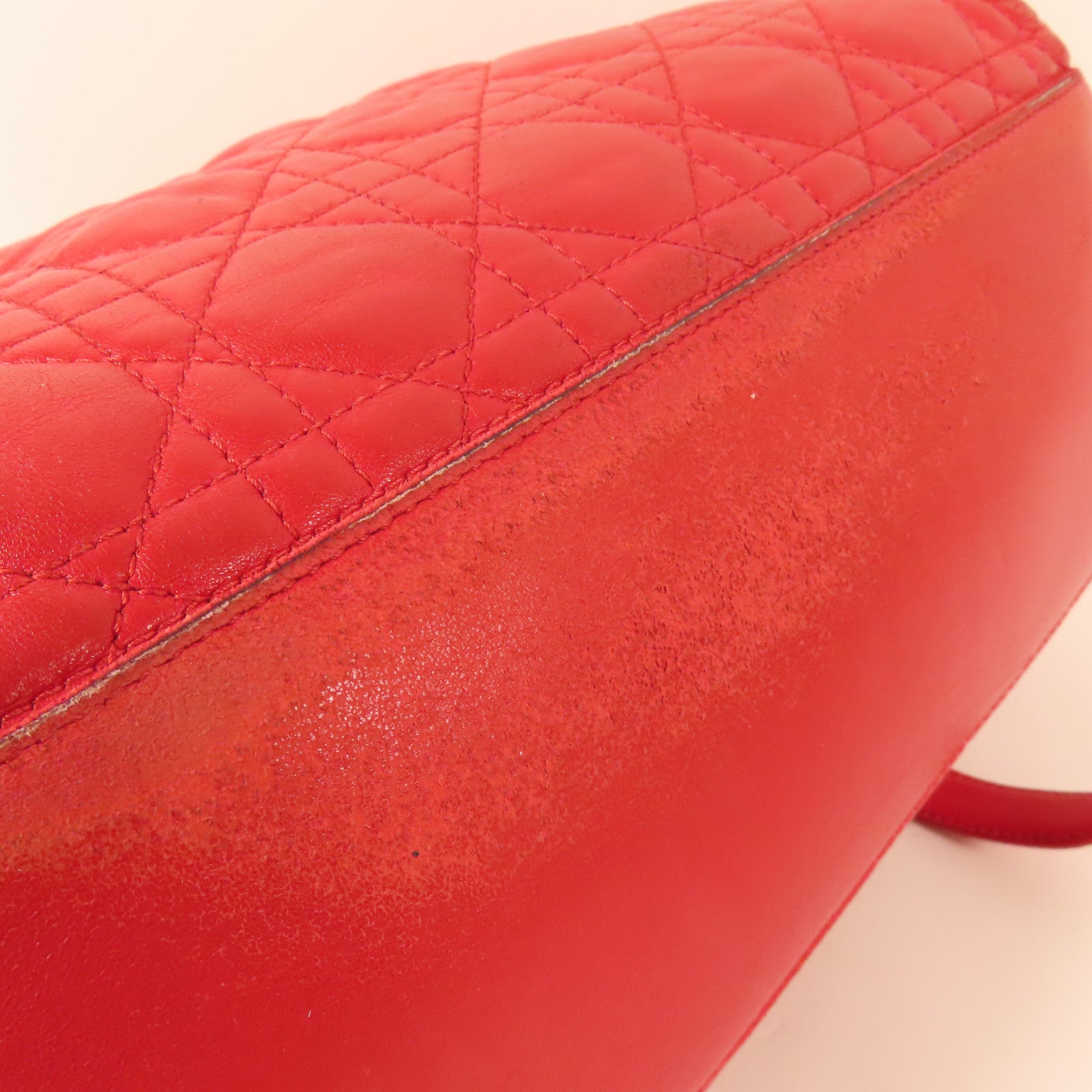 Dior 羊皮皮革Backpack銀扣背包