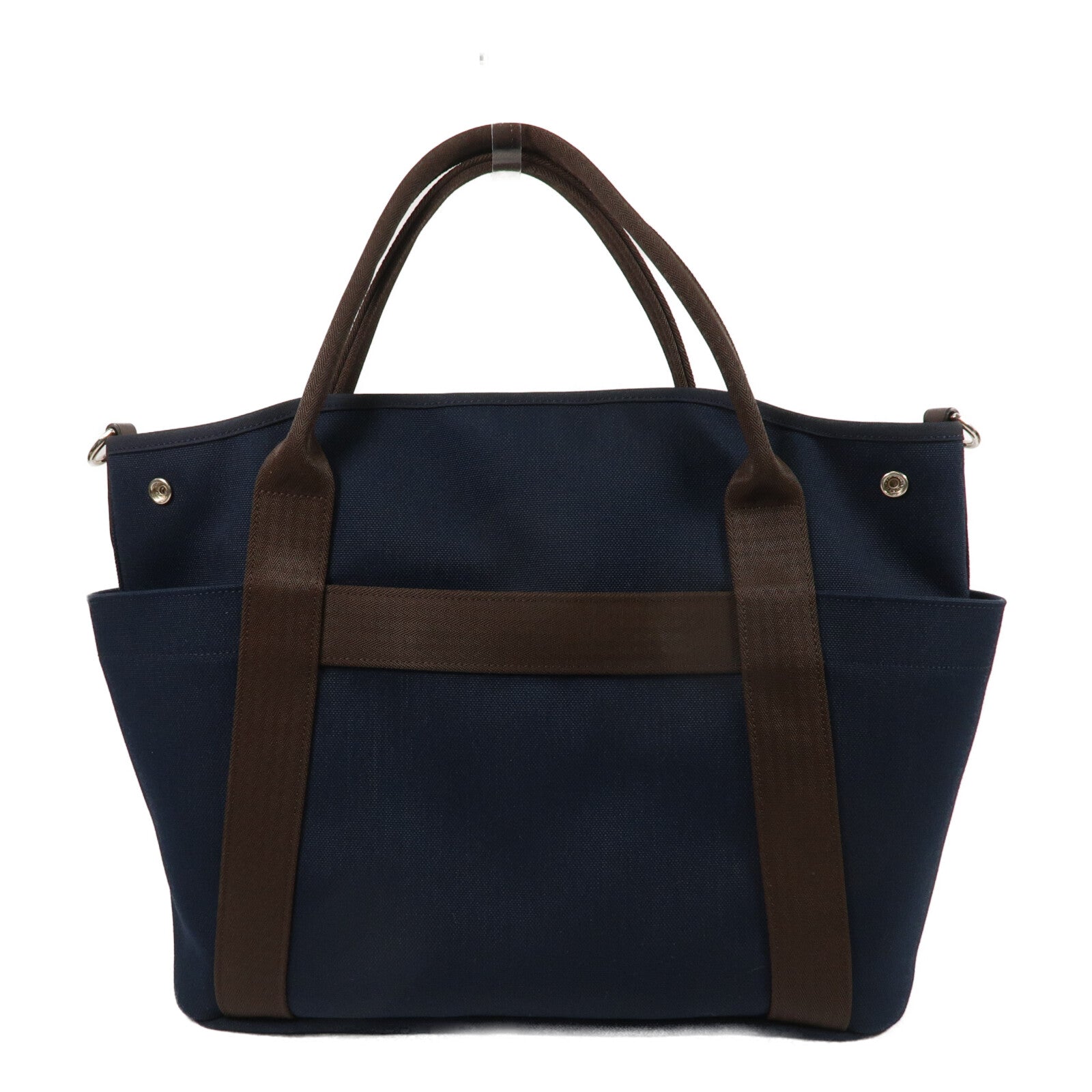 HERMES 帆布Sac De Pansage Groom手挽肩背兩用袋
