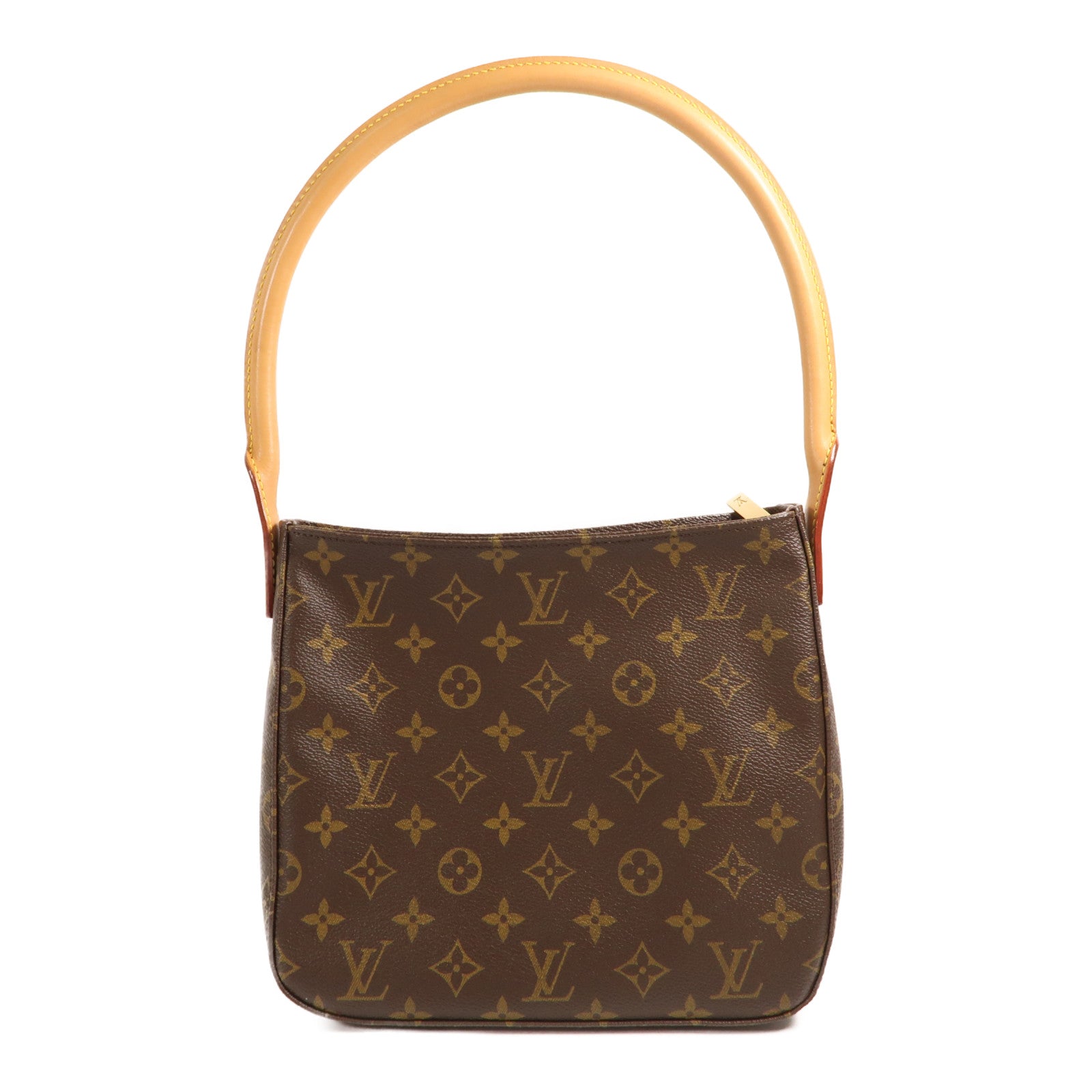 LOUIS VUITTON LV GHW Looping MM Shoulder Bag M51146 Monogram Brown