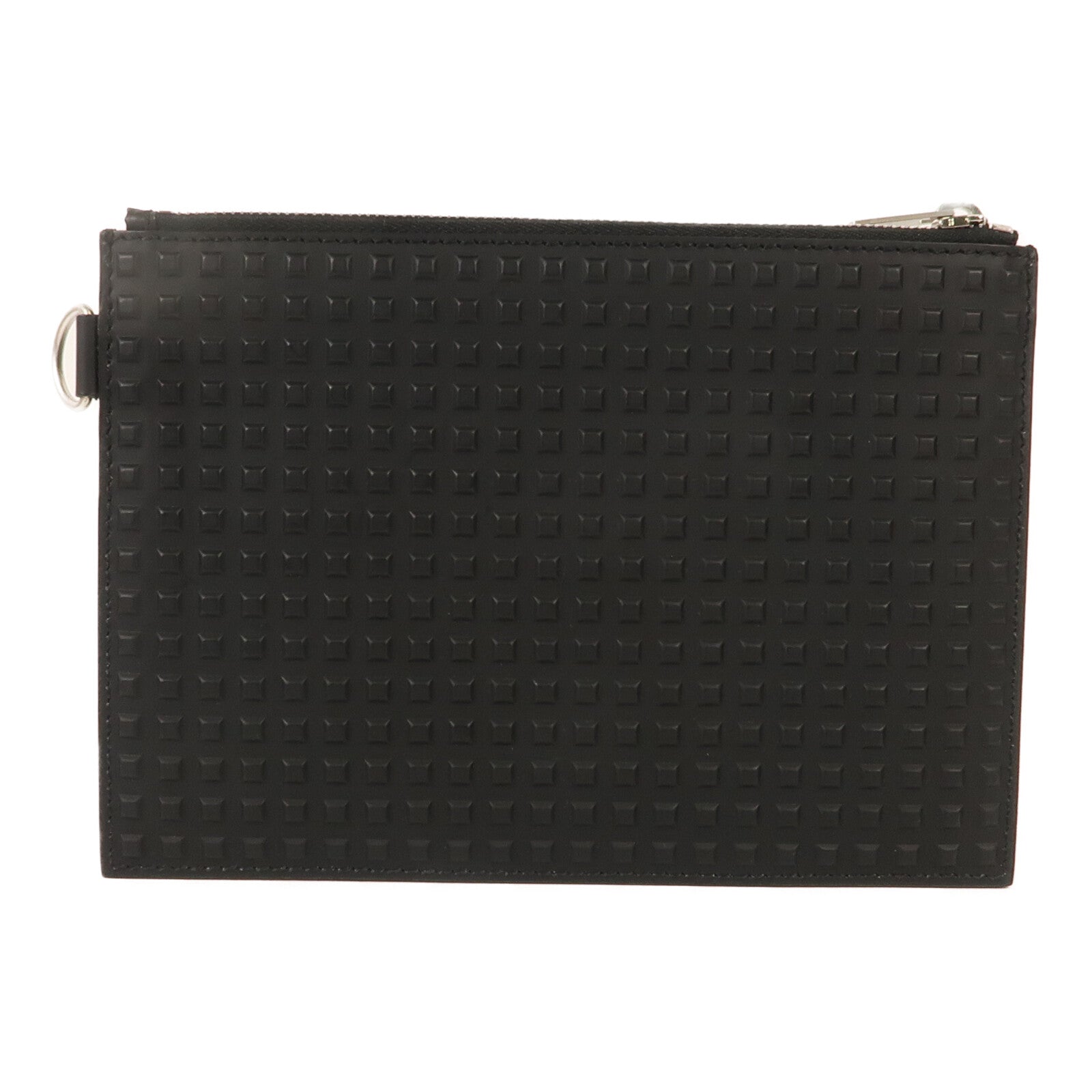 BALENCIAGA 牛皮皮革Pouch銀扣小袋