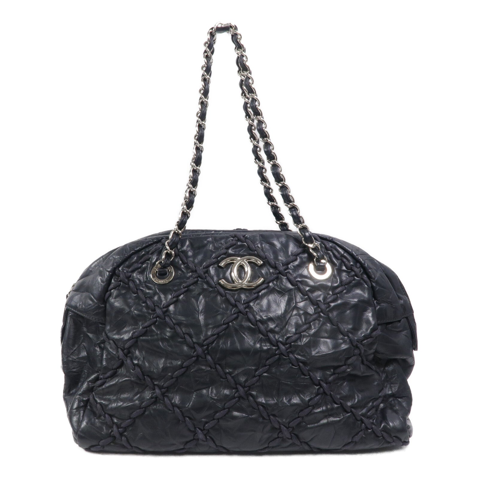 CHANEL 牛皮皮革Shoulder Bag鏈帶肩背袋